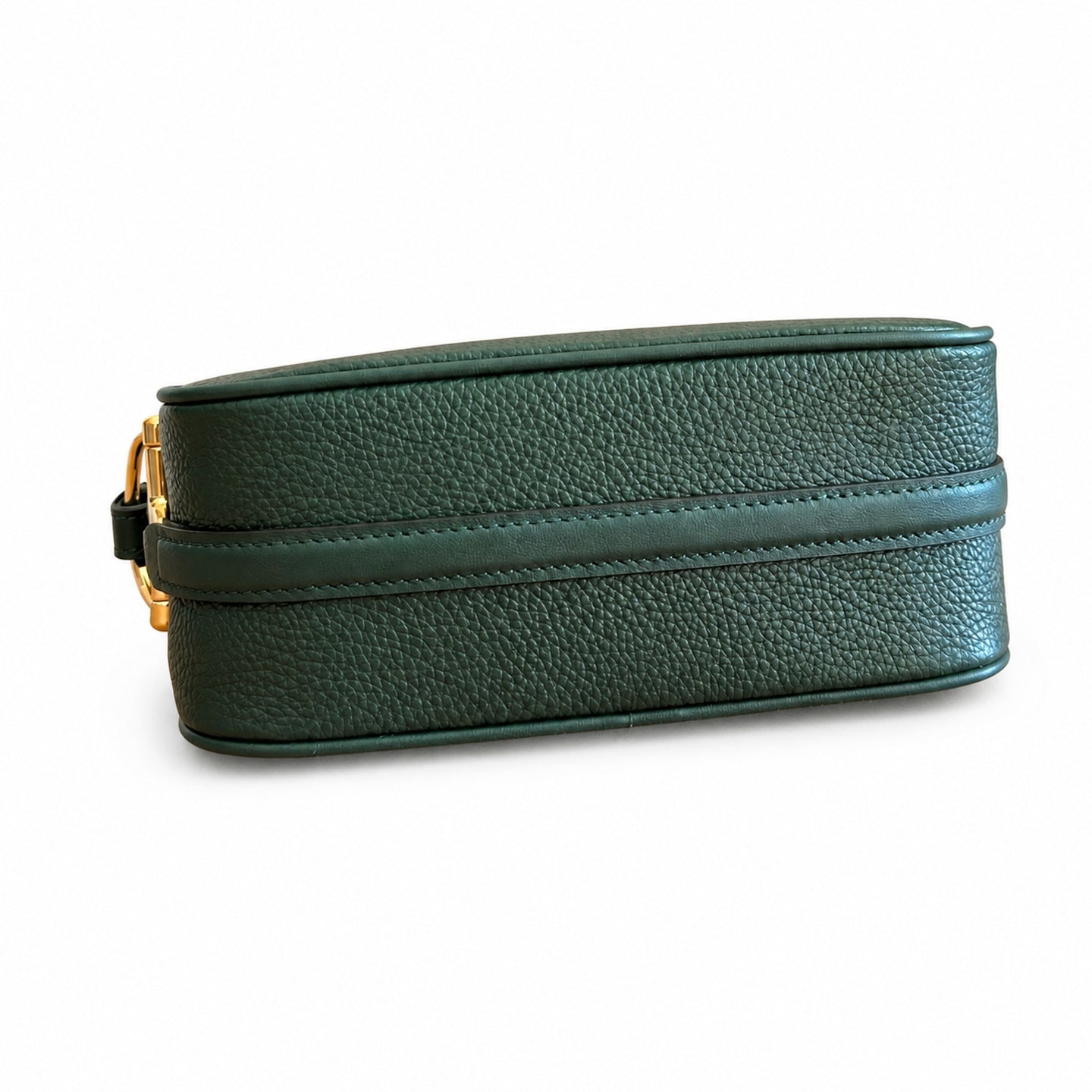 Gucci Horsebit Mini Cotton Leather Green Gold Bag