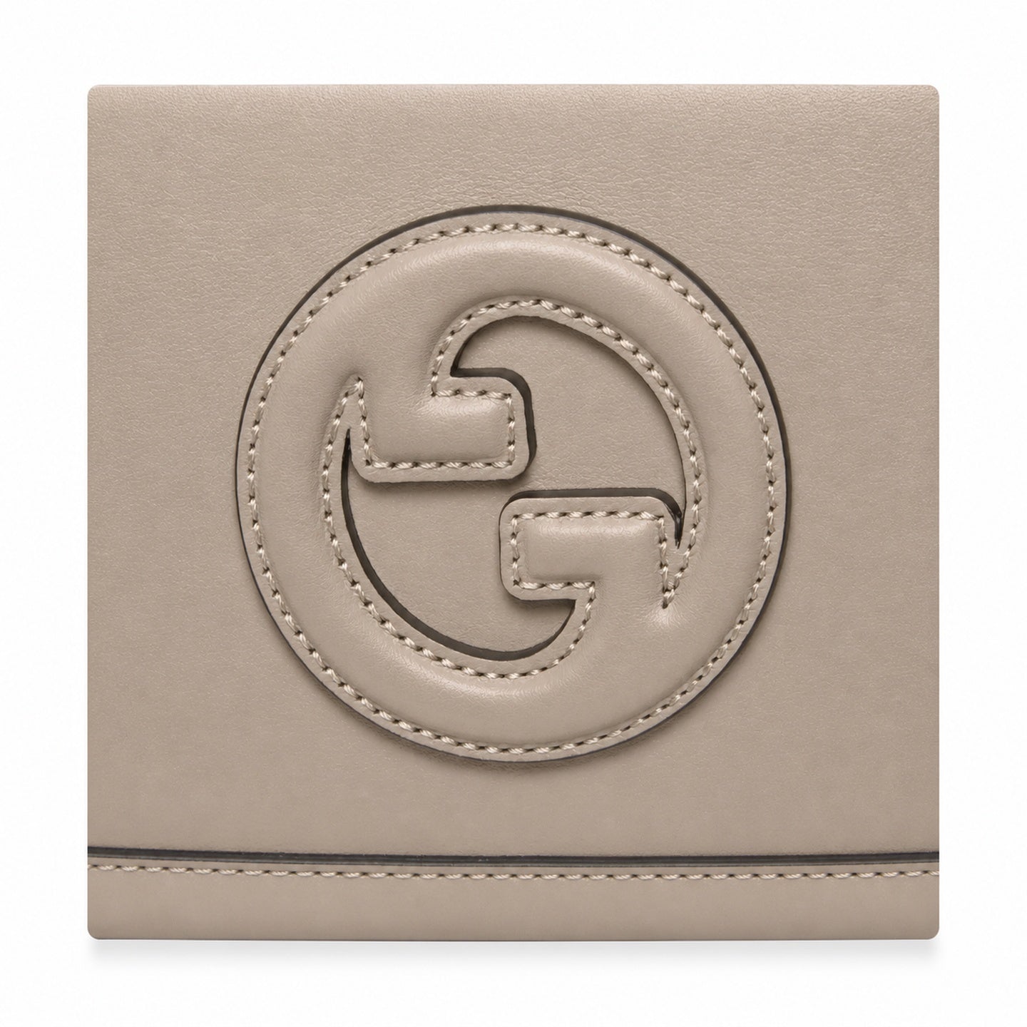 Gucci Blondie Cotton Leather Brown Gold Handbag