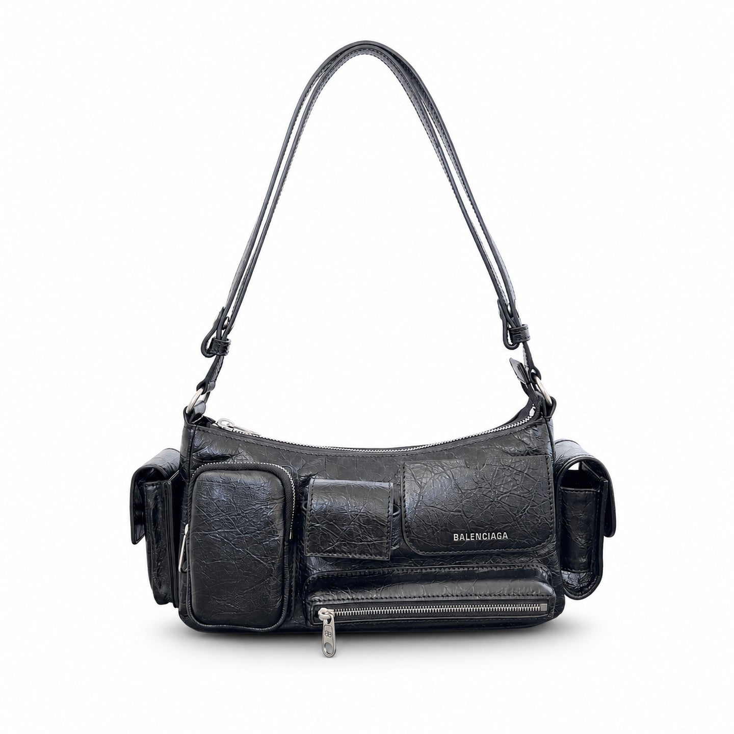 Balenciaga Superbusy Leather Shoulder Bag