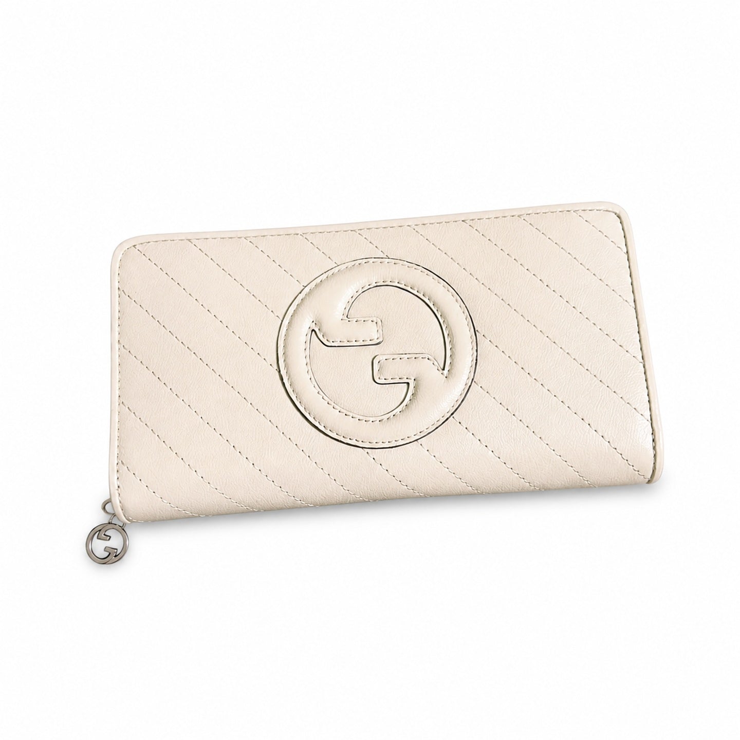 Gucci Blondie Leather White Wallet