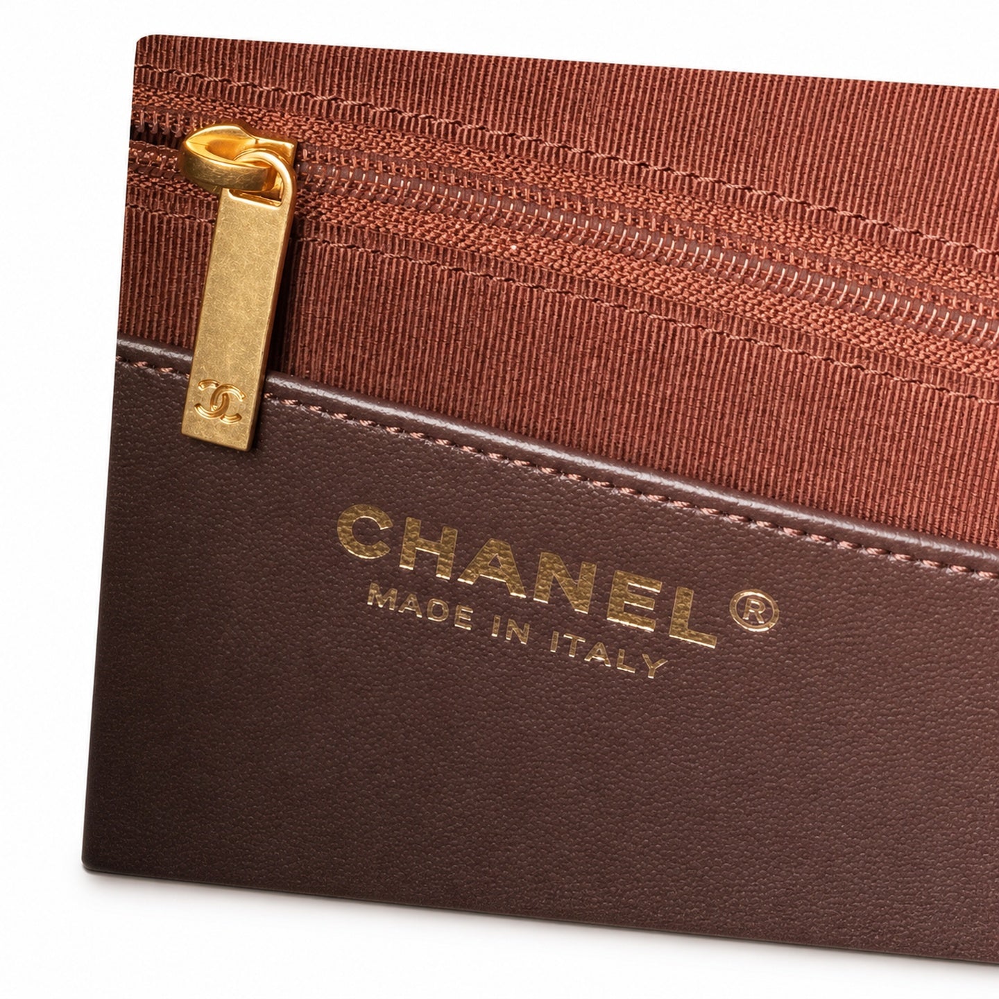Chanel Large Suede Velvet Leather Gold Bag