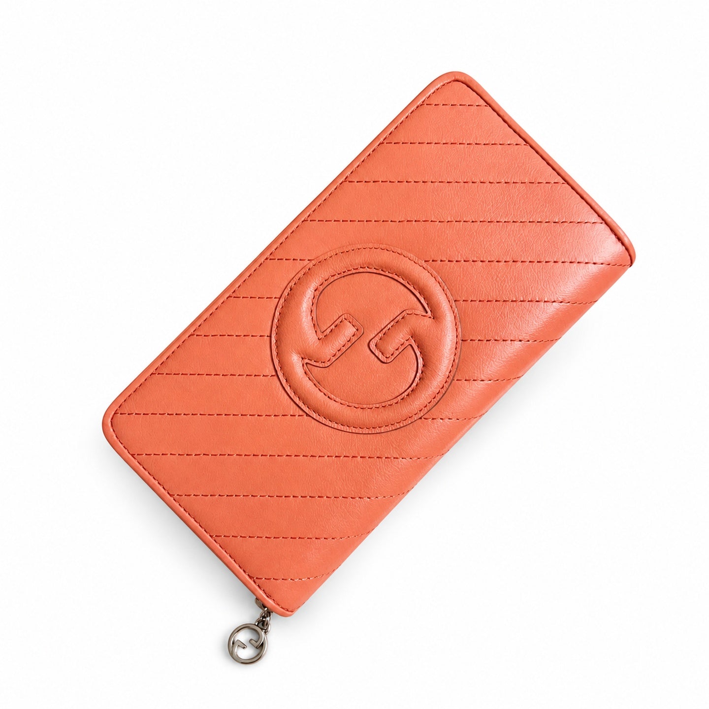 Gucci Blondie Leather Pink Wallet