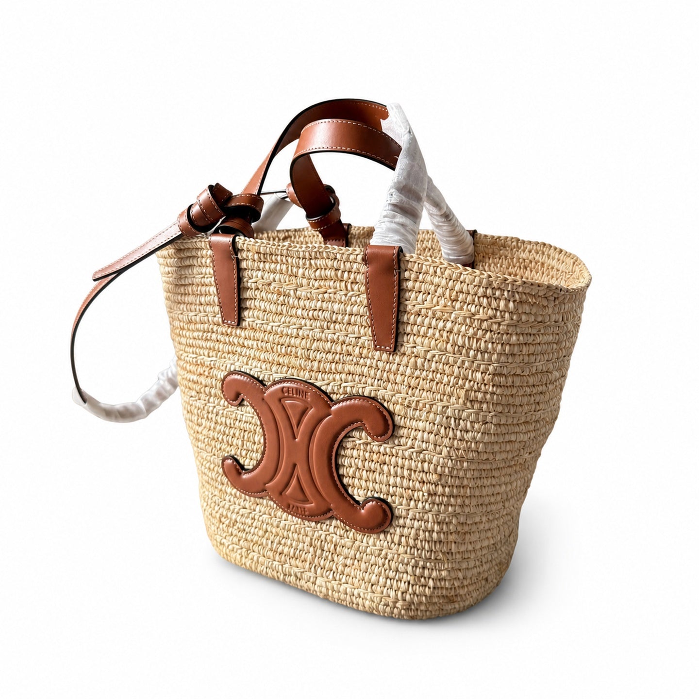Celine Triomphe Small Leather Gold Bag