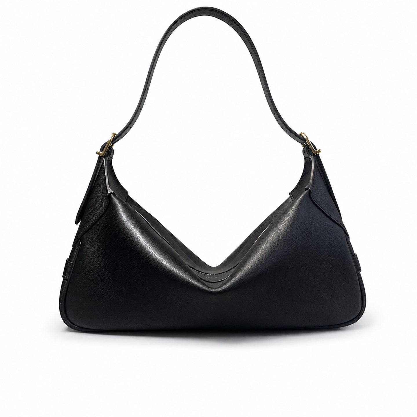Celine Romy Leather Black Gold Bag
