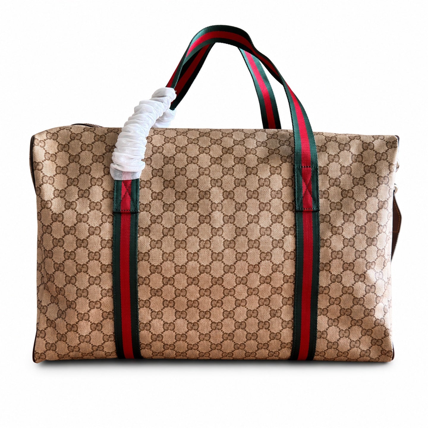 Gucci Small Canvas Leather Clutch