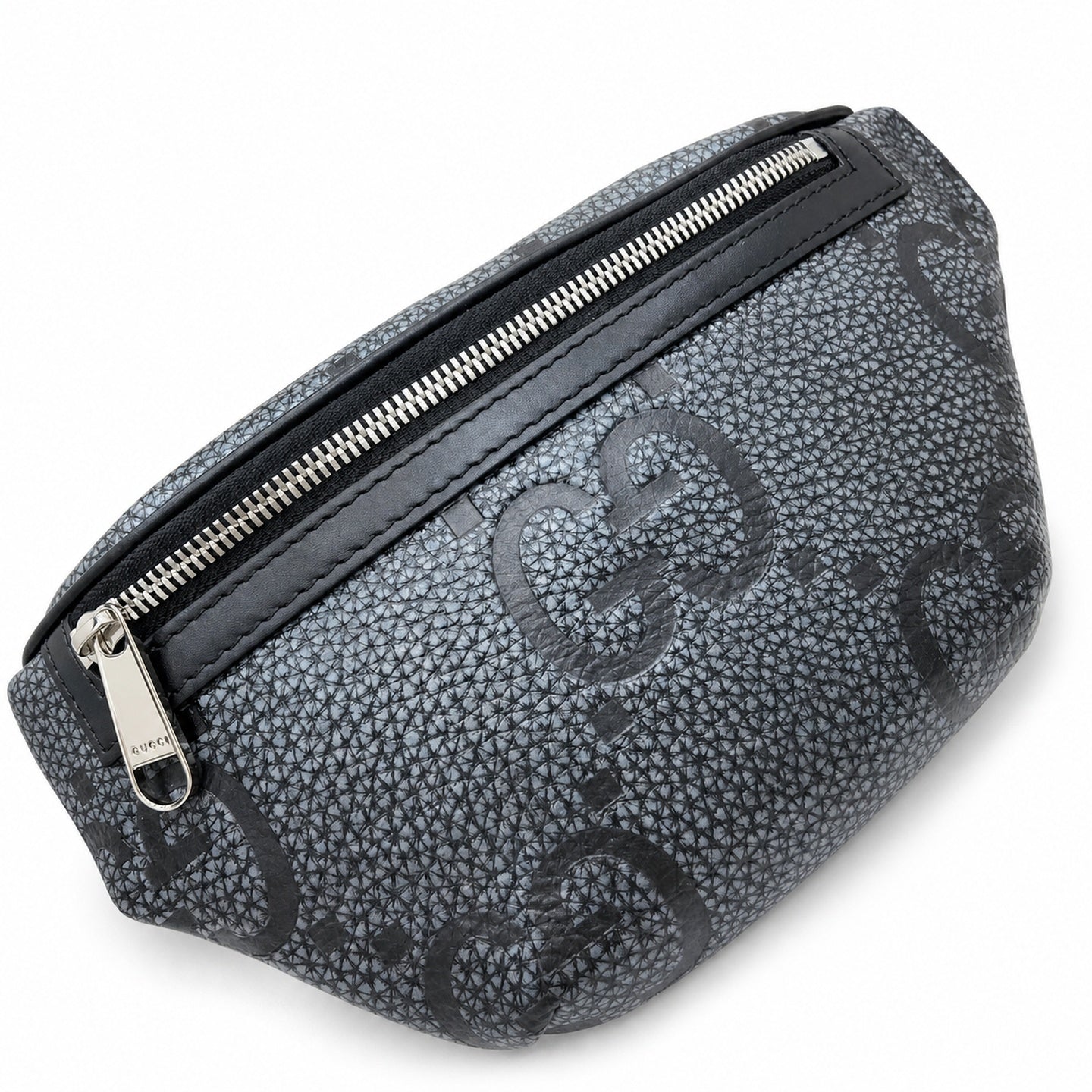 Gucci Small Cotton Leather Black Gray Suitcase