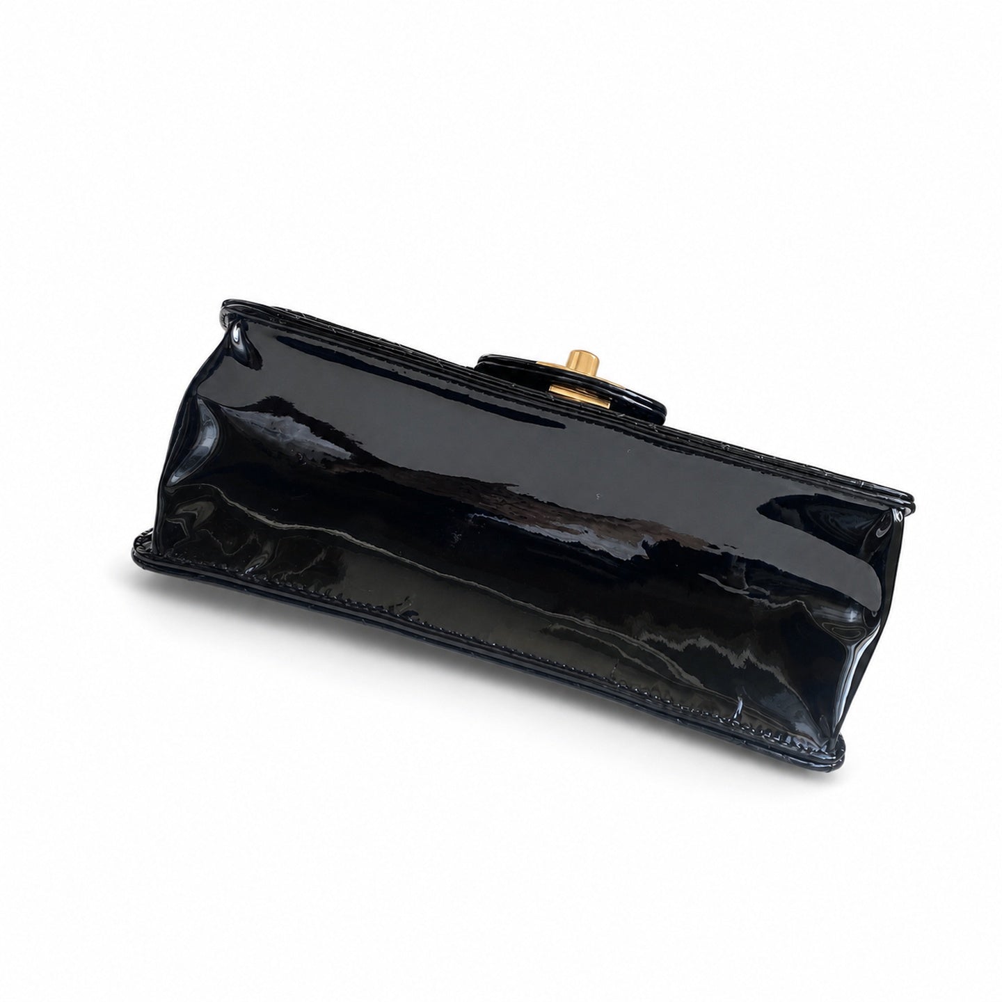 Chanel Mini Patent Leather Black Bag