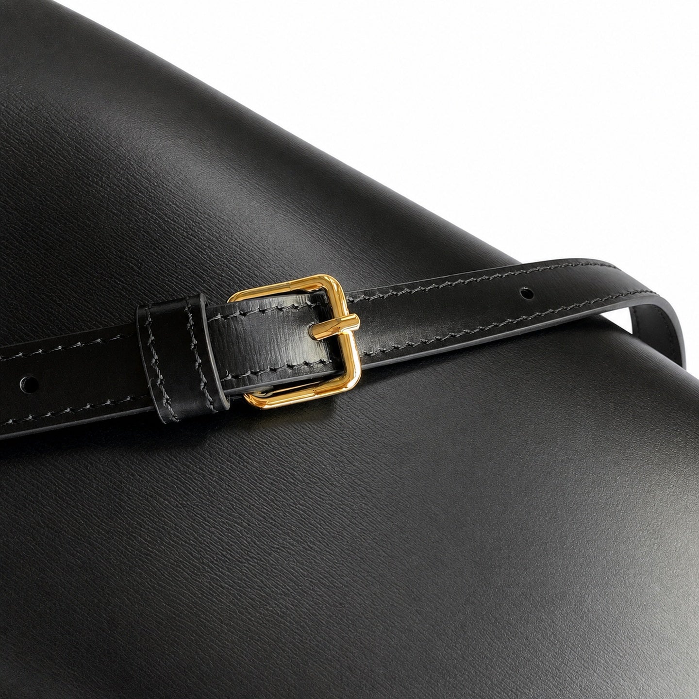 Celine Leather Black White Pink Gold Bag