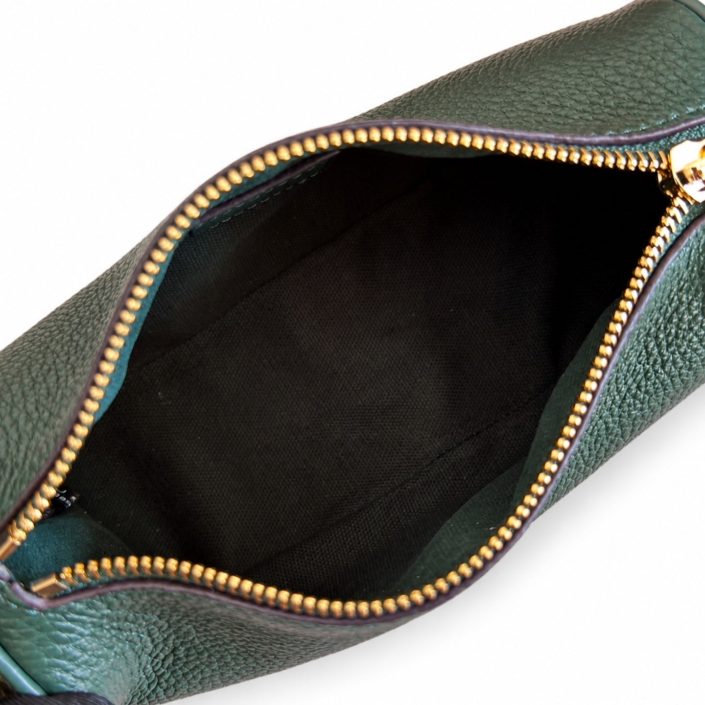 Gucci Horsebit Mini Cotton Leather Green Gold Bag