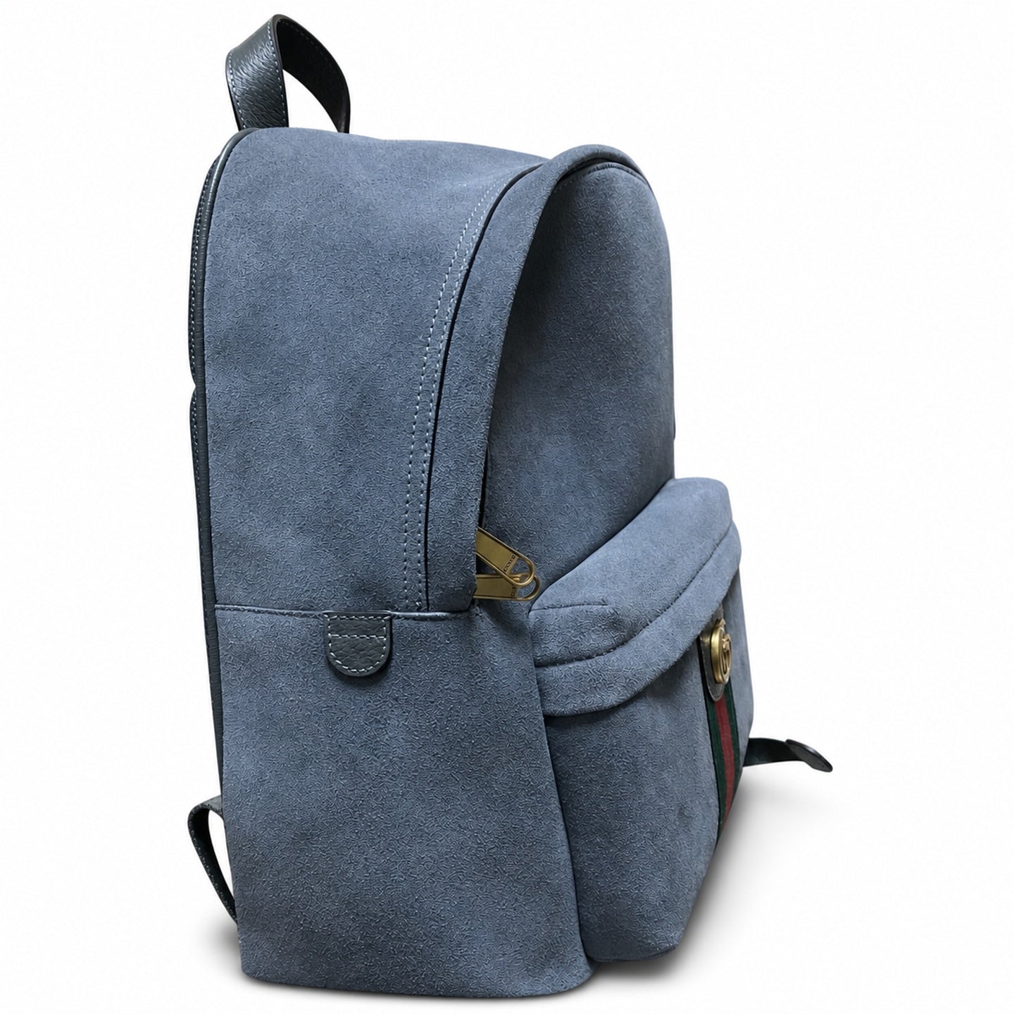 Gucci Ophidia Suede Velvet Gray Backpack