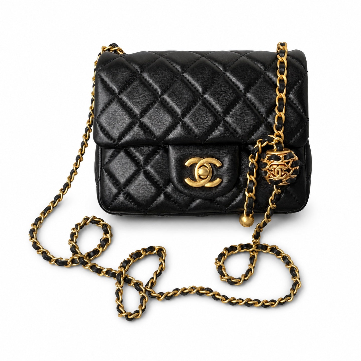 Chanel Mini Flap Gold Bag