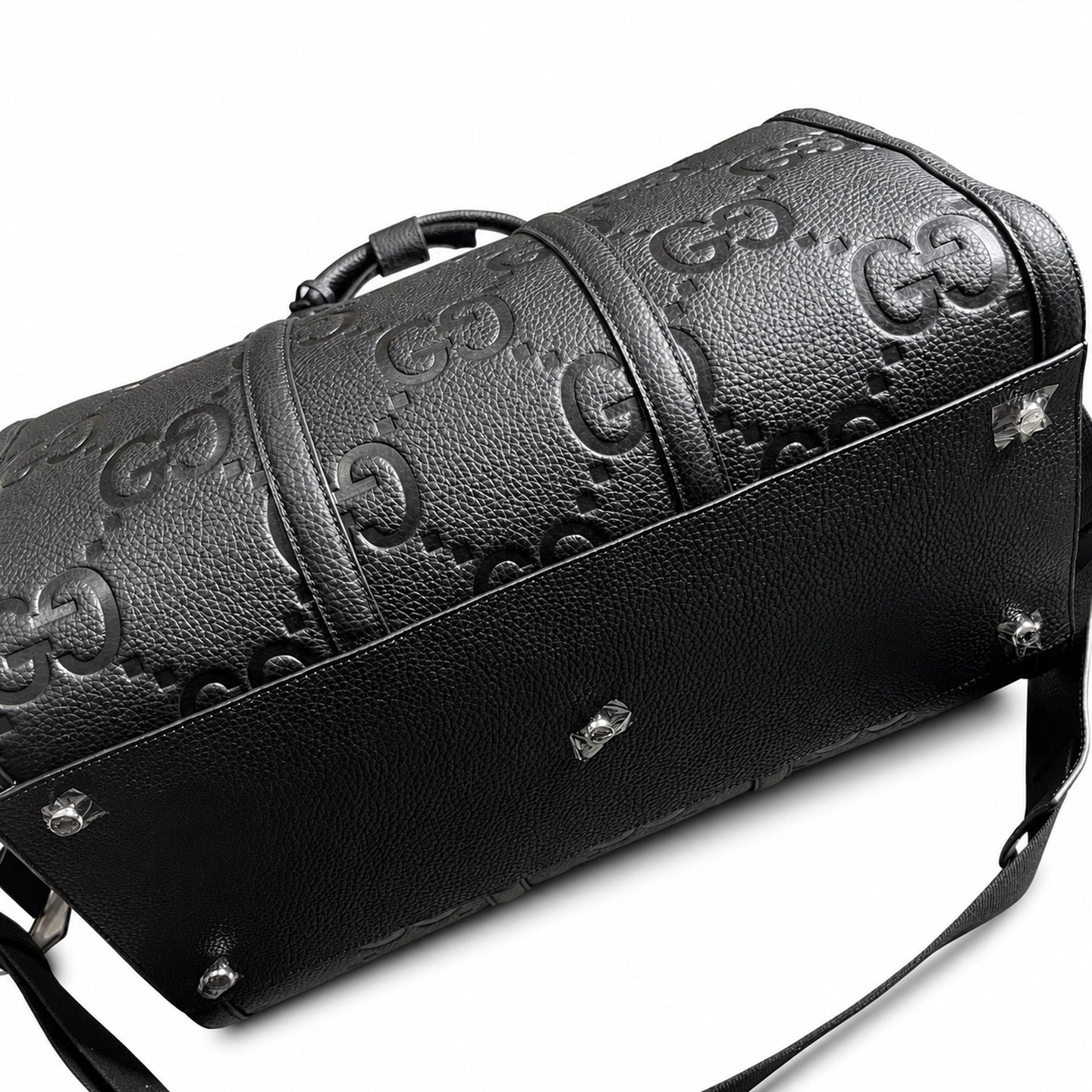 Gucci Small Cotton Leather Black Bag