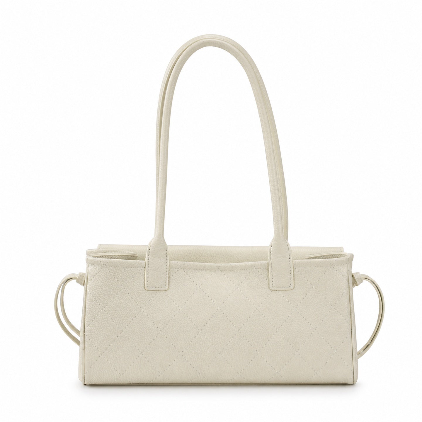 Chanel Leather White Blue Gold Bag