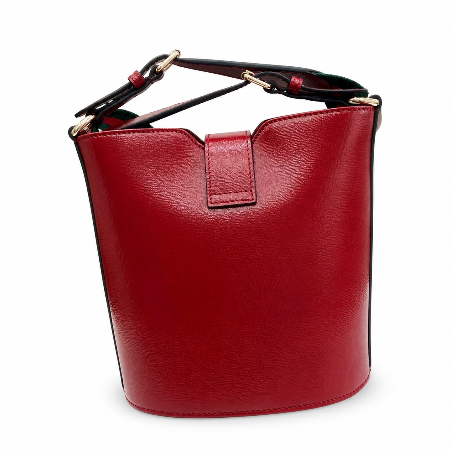 Gucci Mini Cotton Leather Red Green Gold Shoulder Bag