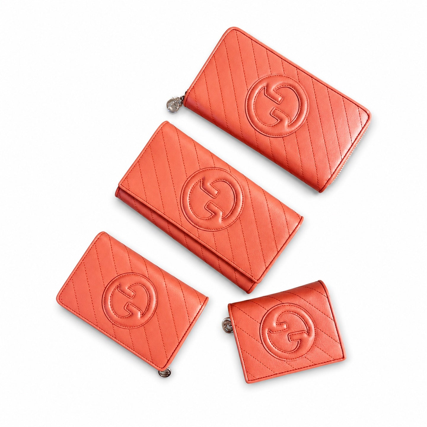 Gucci Blondie Leather Pink Wallet