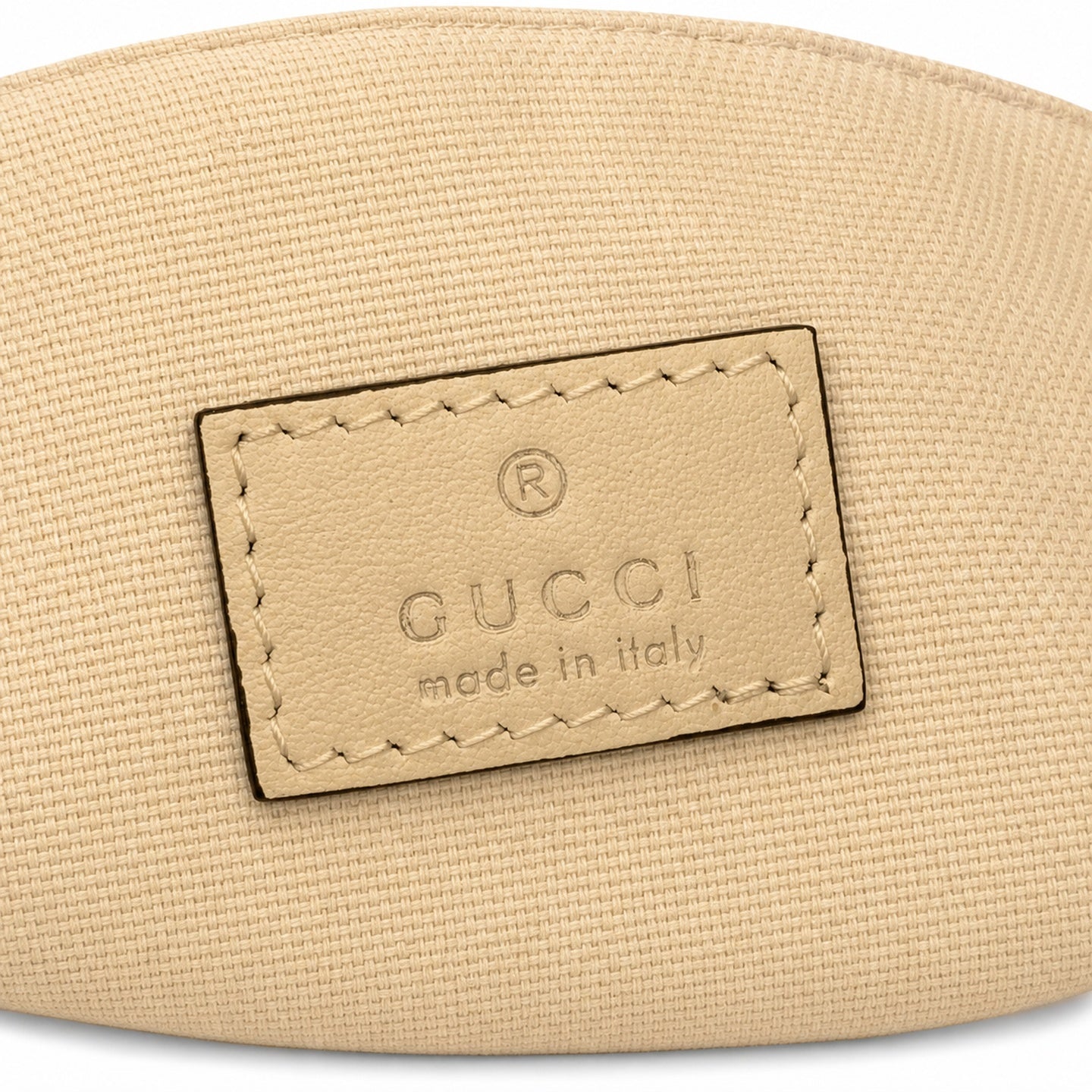 Gucci Horsebit Mini Cotton Leather White Green Gold Bag
