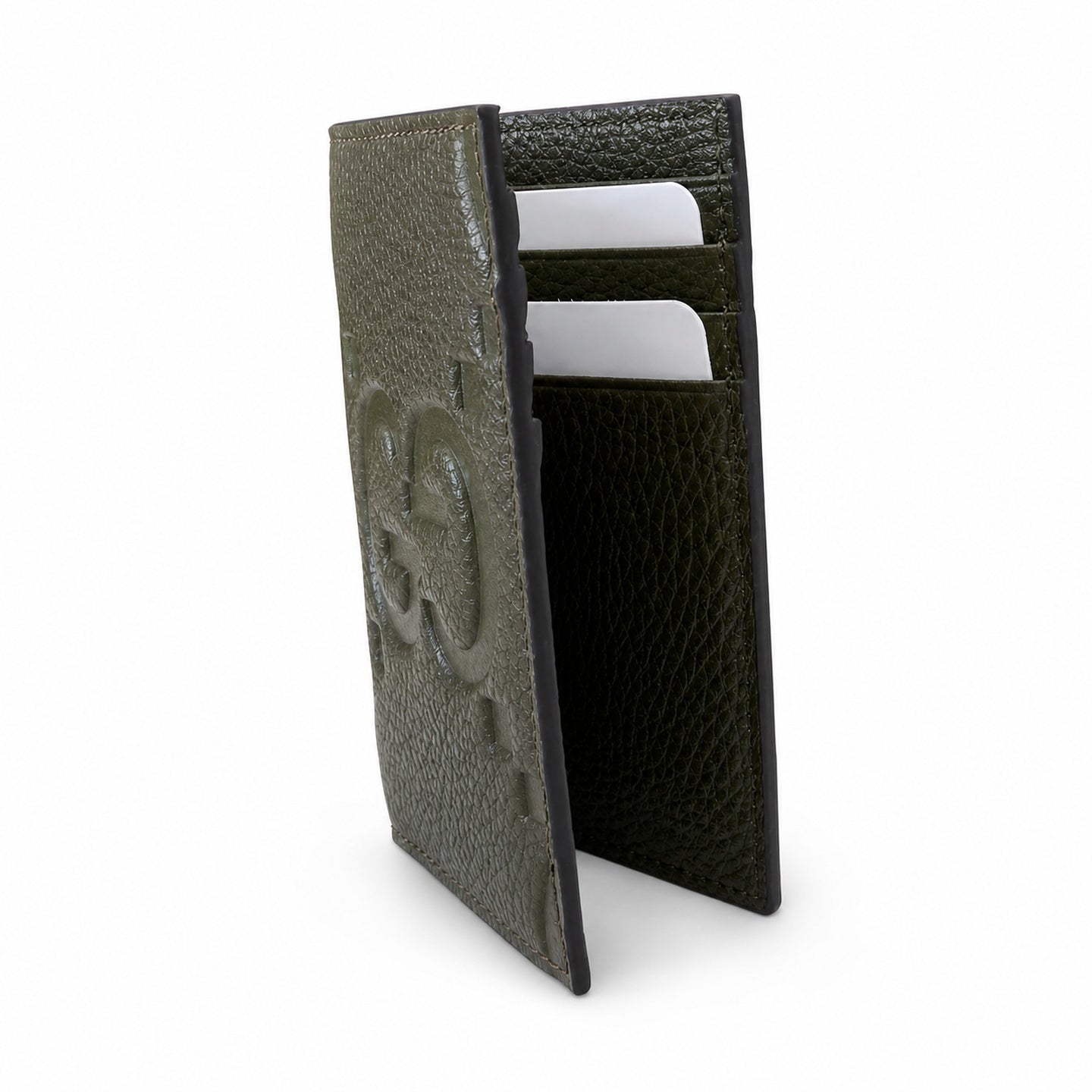 Gucci Leather Green Card Holder