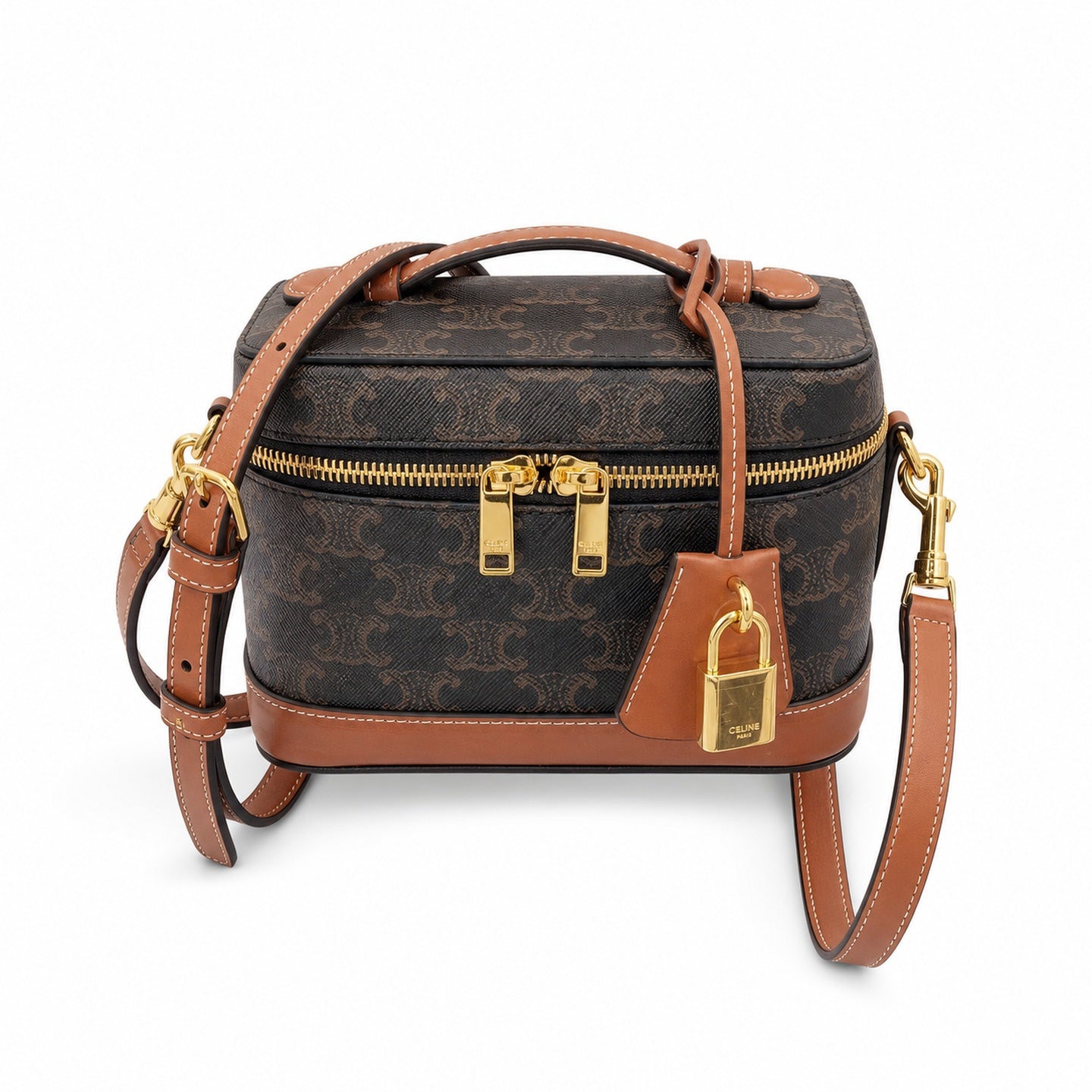 Celine Luggage Double Zip Bag