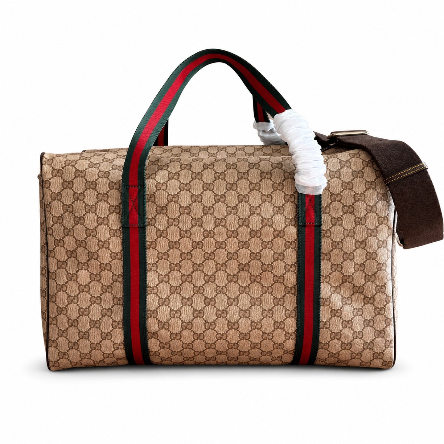 Gucci Small Canvas Leather Clutch