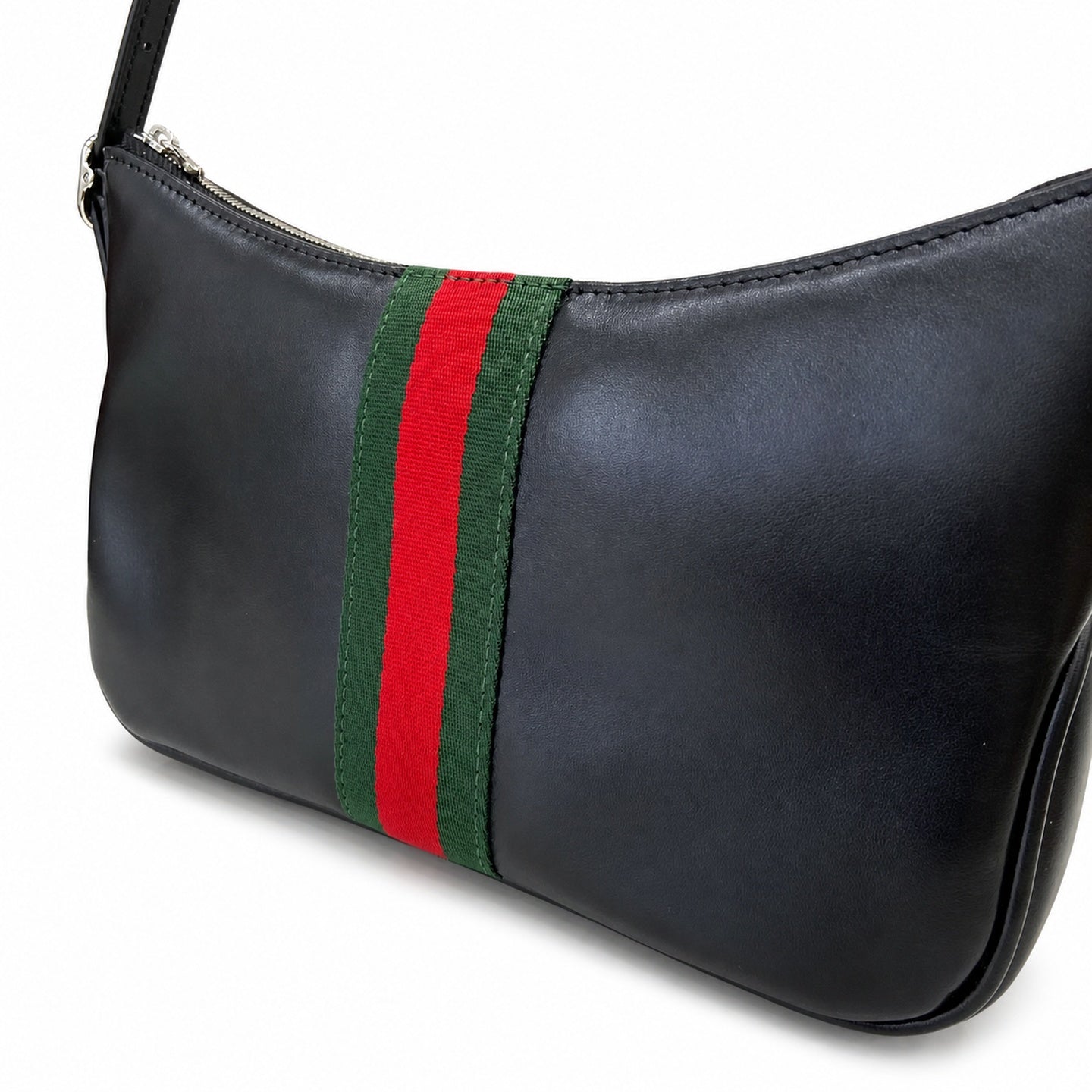 Gucci Leather Black Shoulder Bag