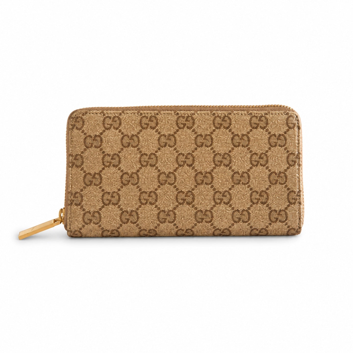 Gucci Canvas Leather Black Brown Wallet
