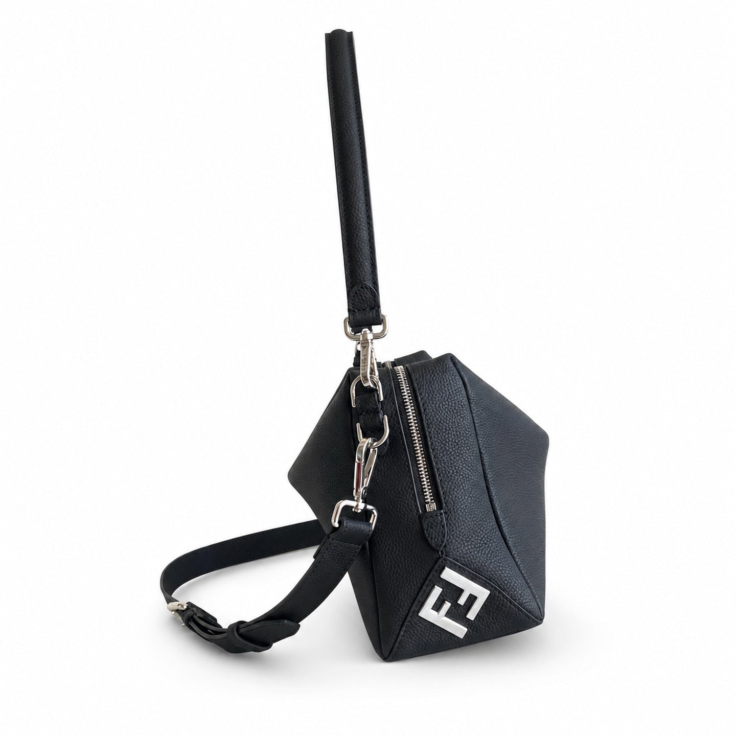 Fendi Lui Medium Leather Black Bag