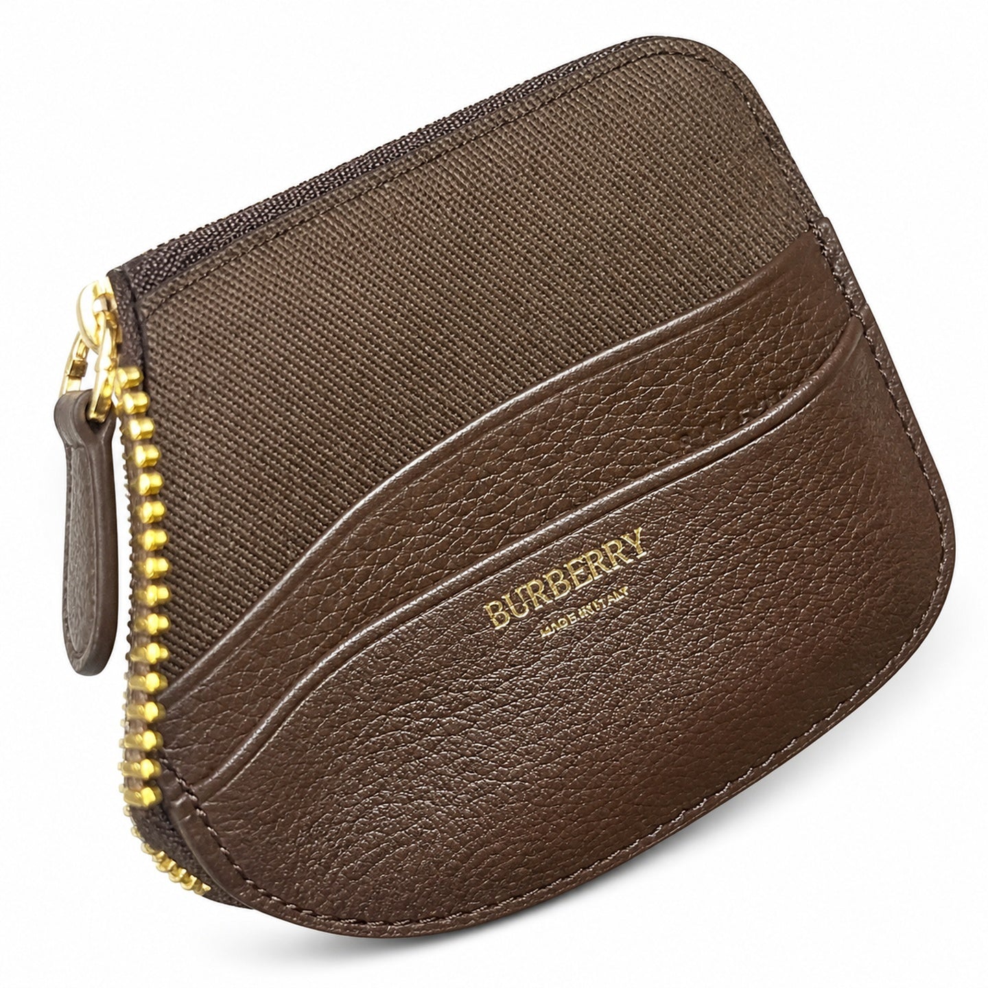 Burberry Highlands Mini Cotton Jacquard Leather Check Bowling Bag
