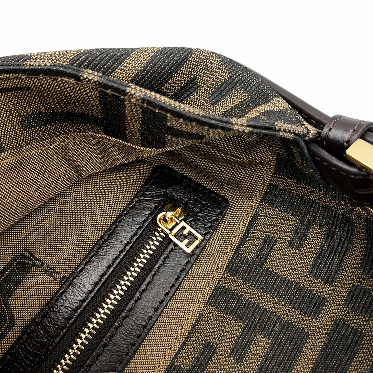 Fendi Baguette Gold Bag