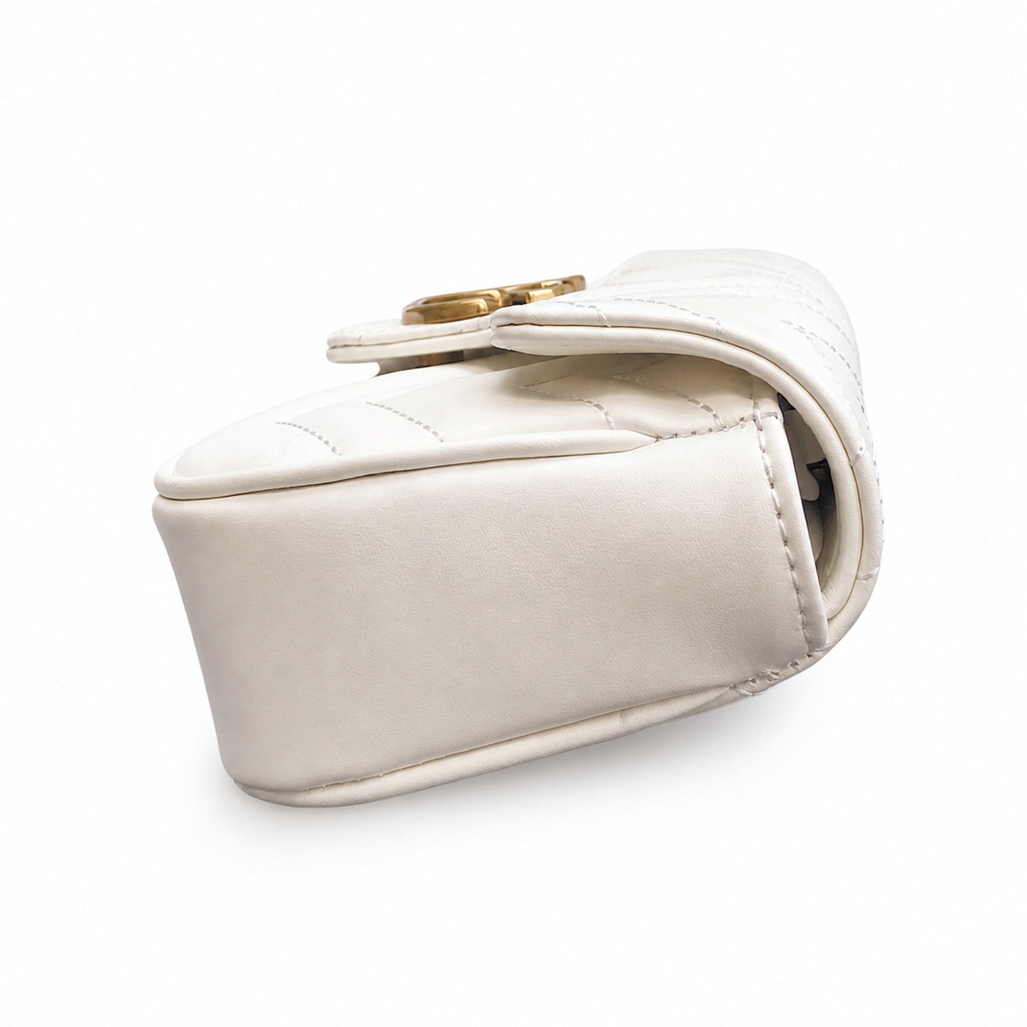 Gucci GG Marmont Mini Leather White Handbag