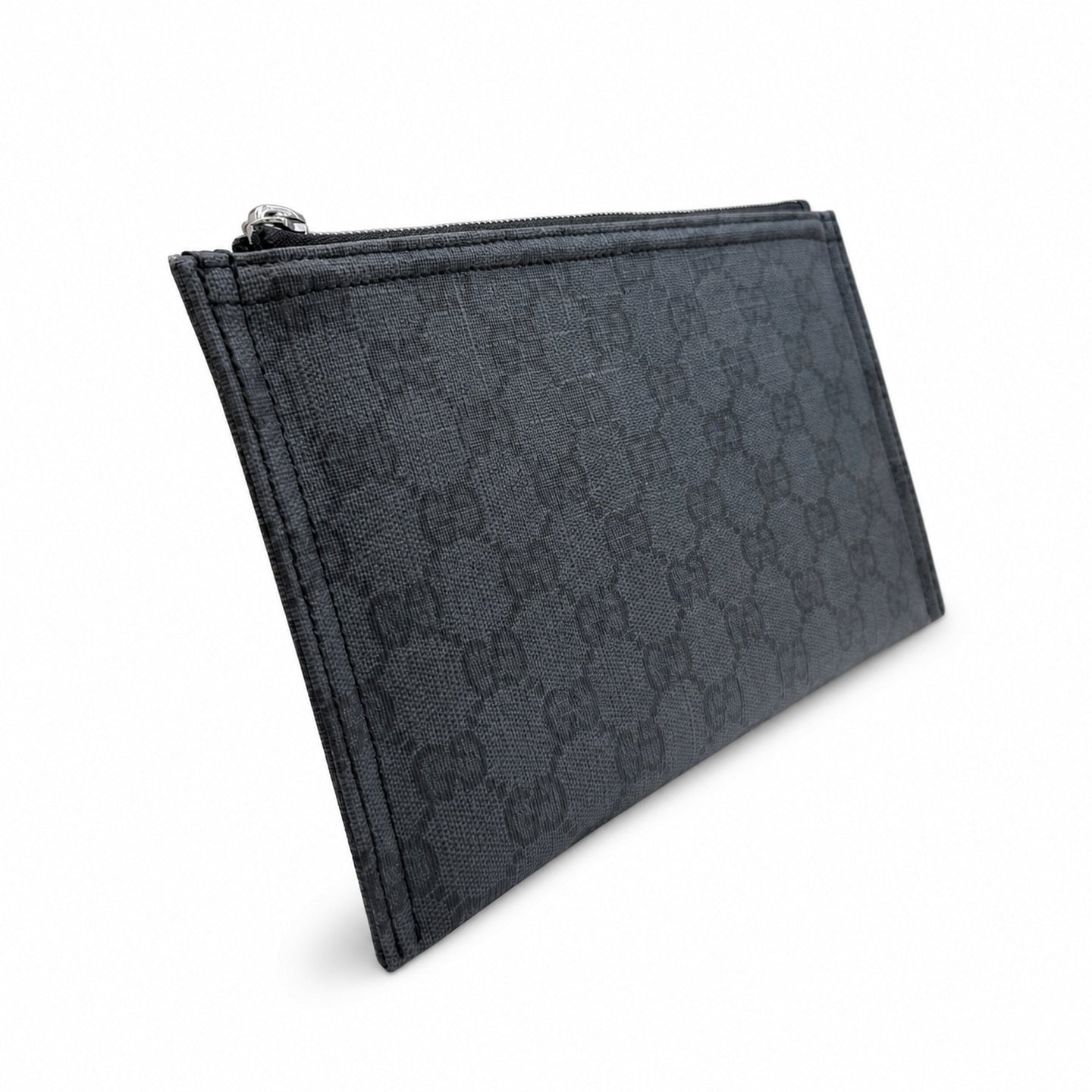 Gucci Canvas Black Silver Bag