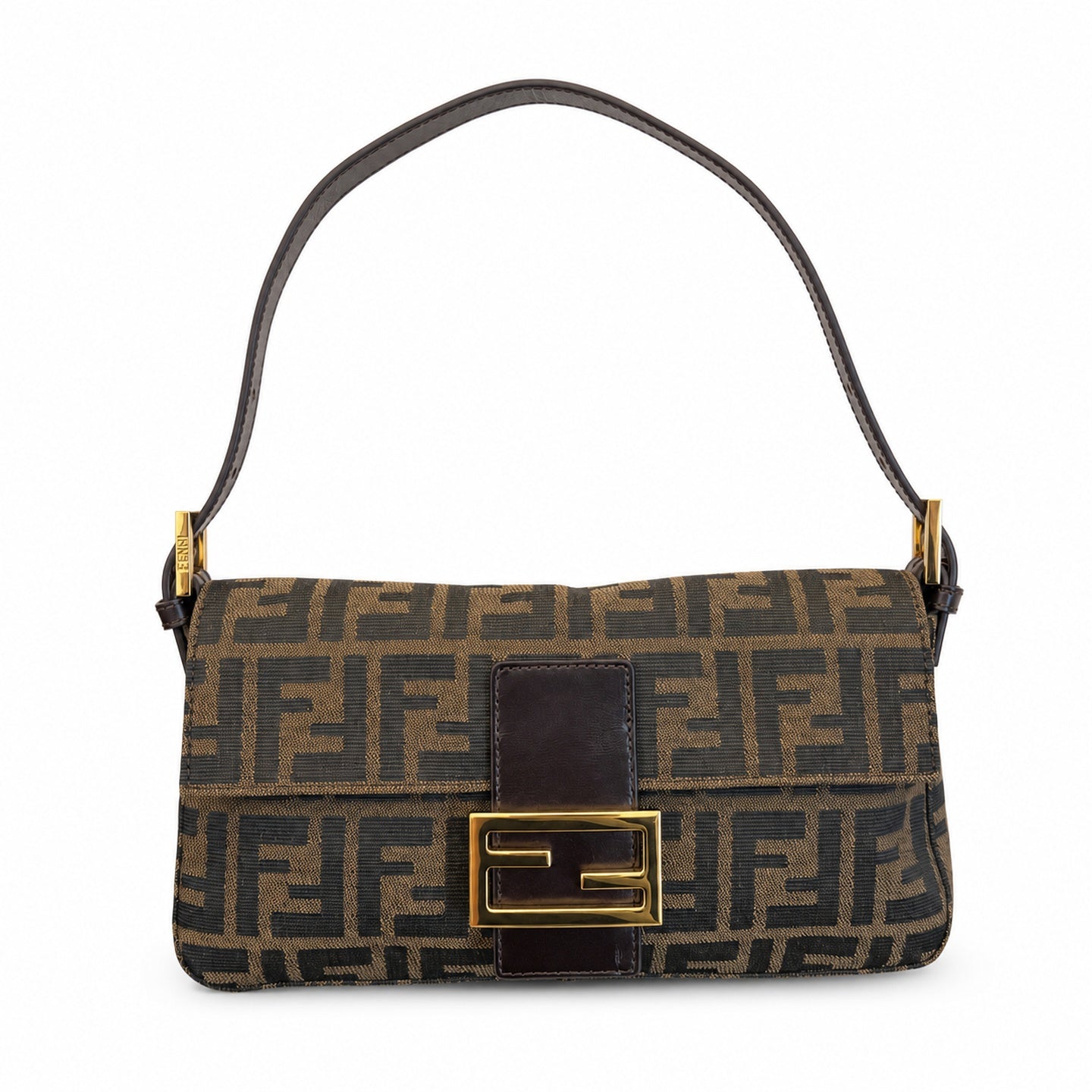 Fendi Baguette Gold Bag