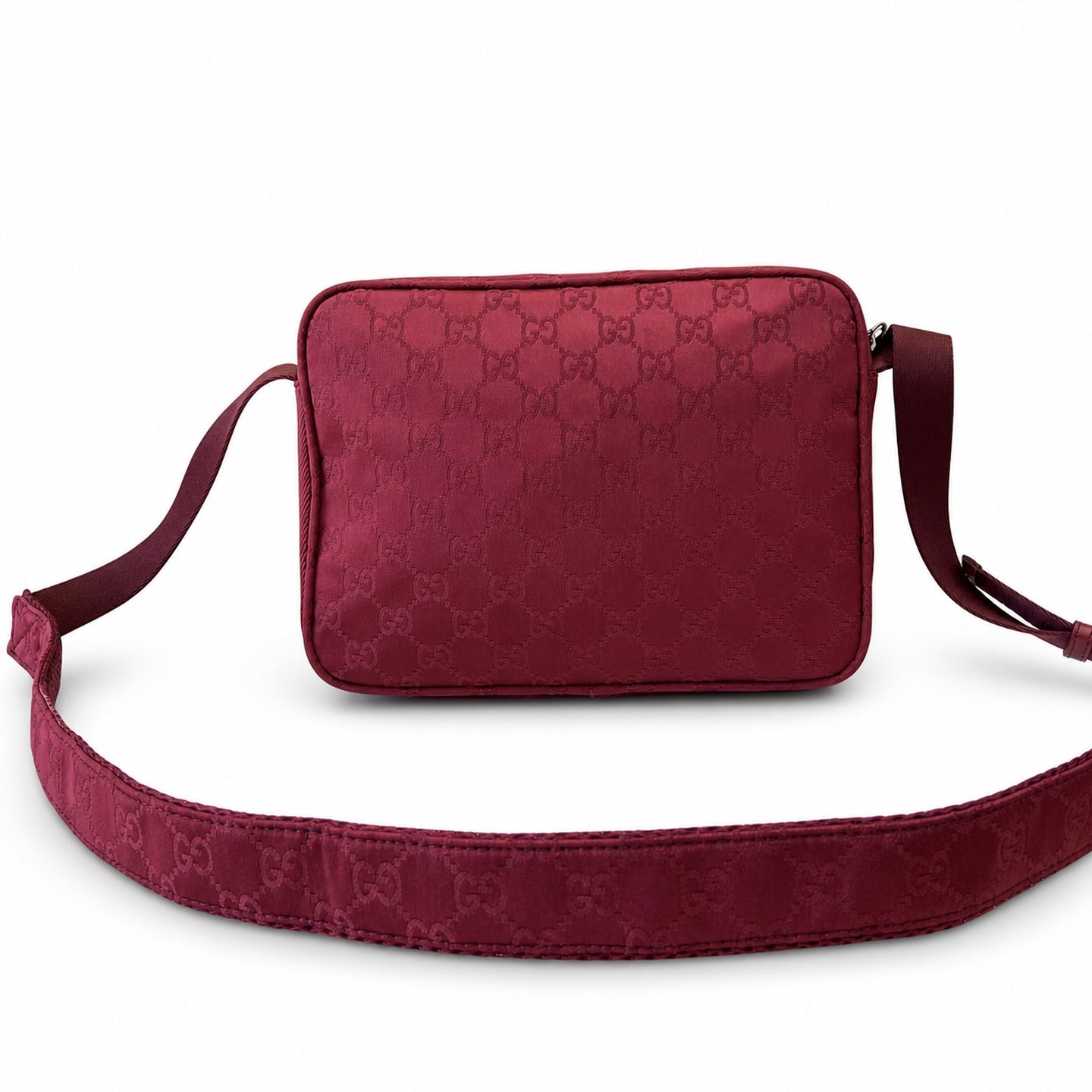 Gucci Nylon Red Green Bag