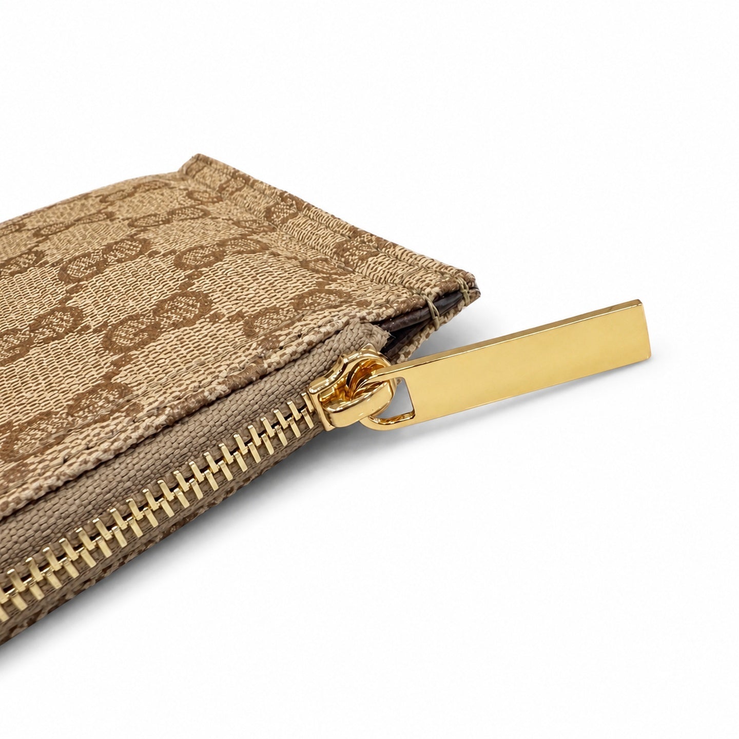 Gucci Canvas Black Brown Gold Bag