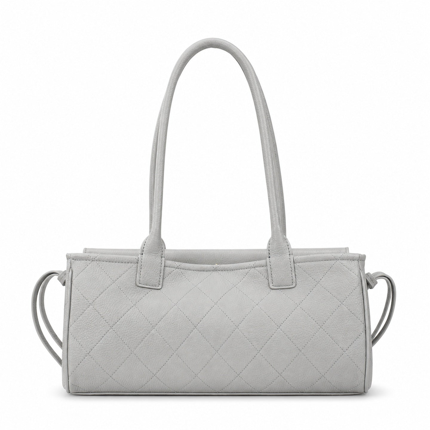 Chanel Leather White Gray Blue Gold Bag