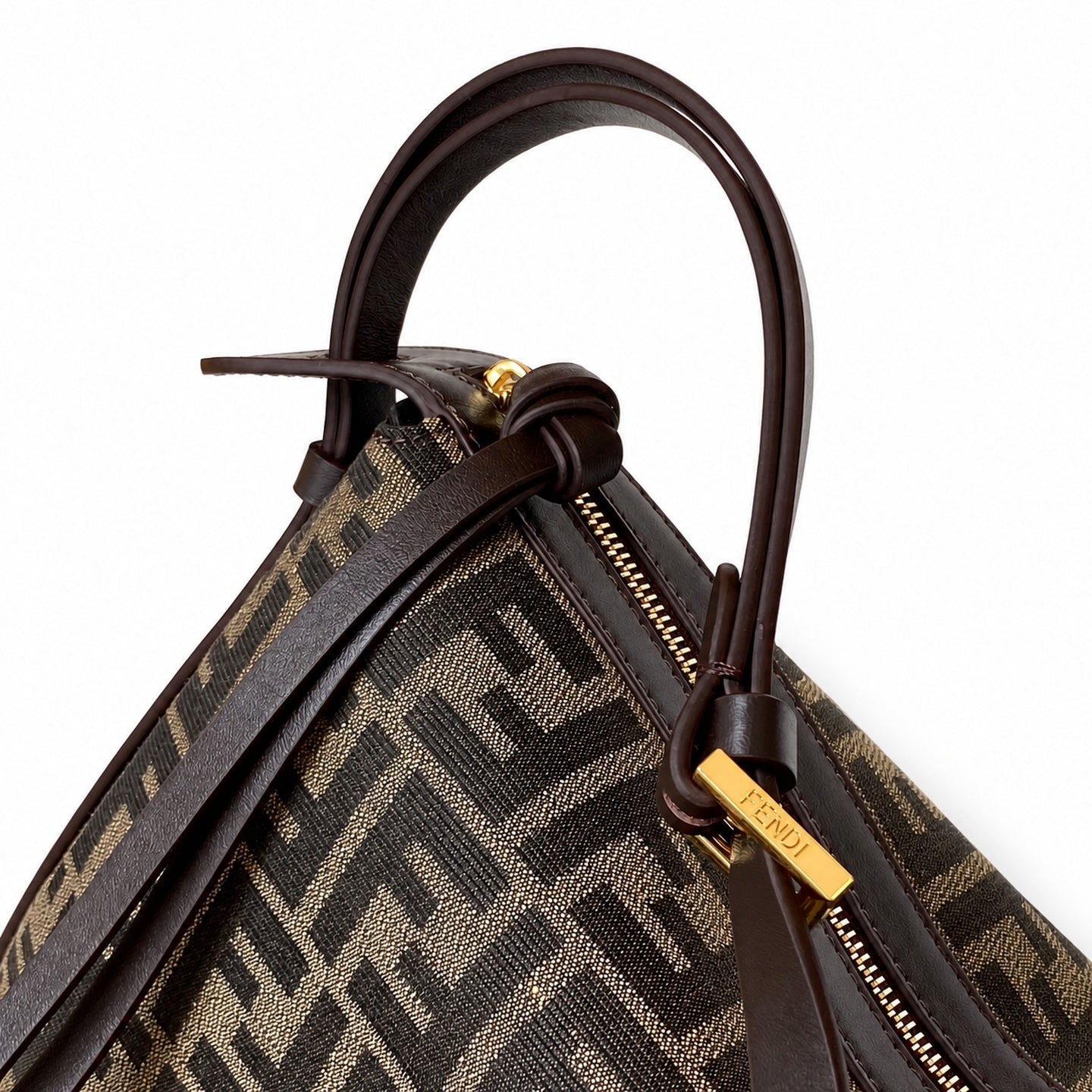 Fendi Simply Medium Brown Handbag