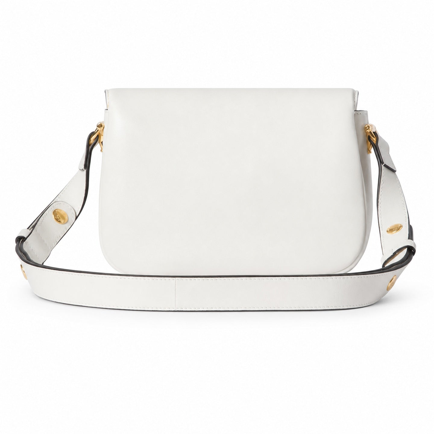 Gucci Horsebit 1955 Leather White Gold Shoulder Bag