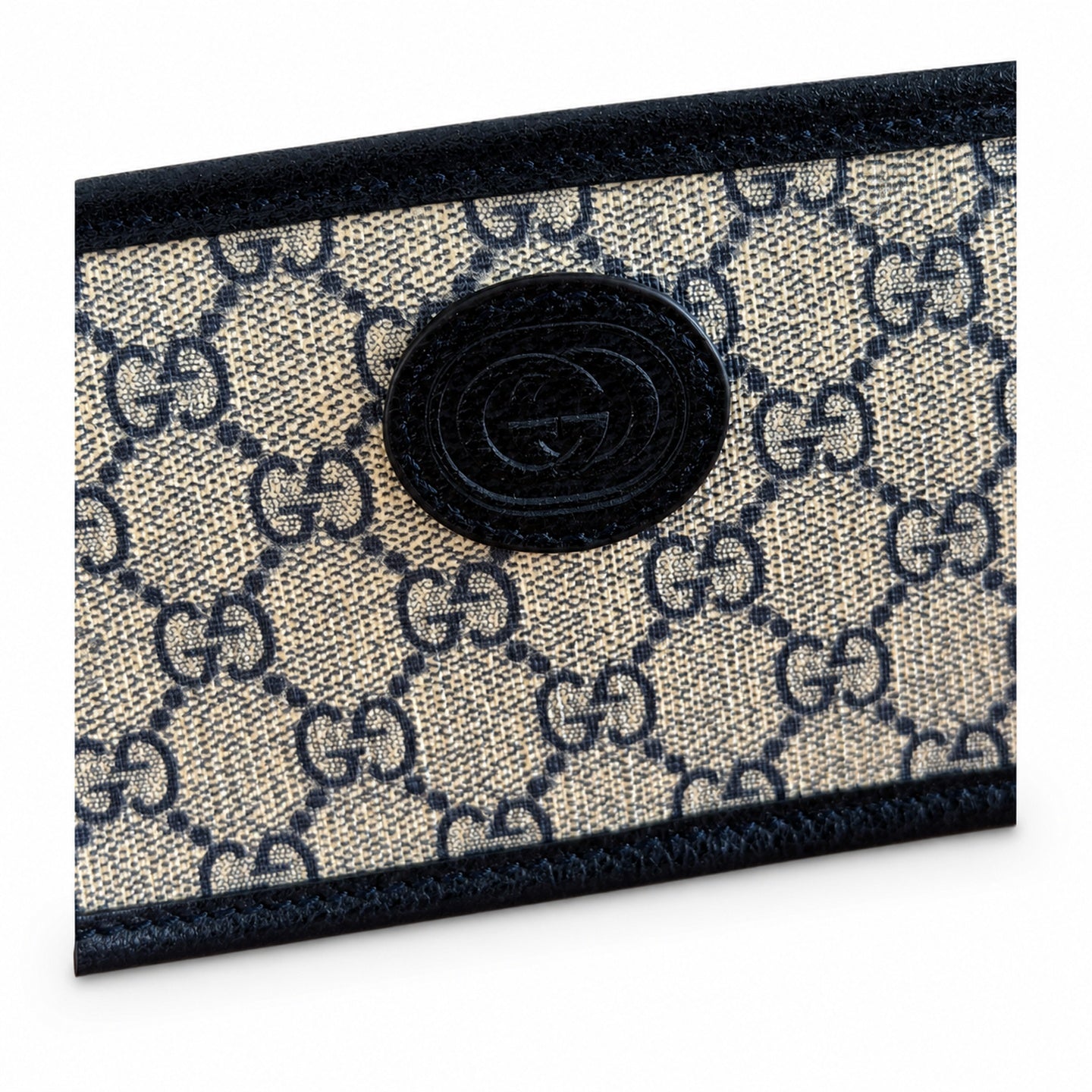 Gucci Mini Leather Blue Crossbody Bag