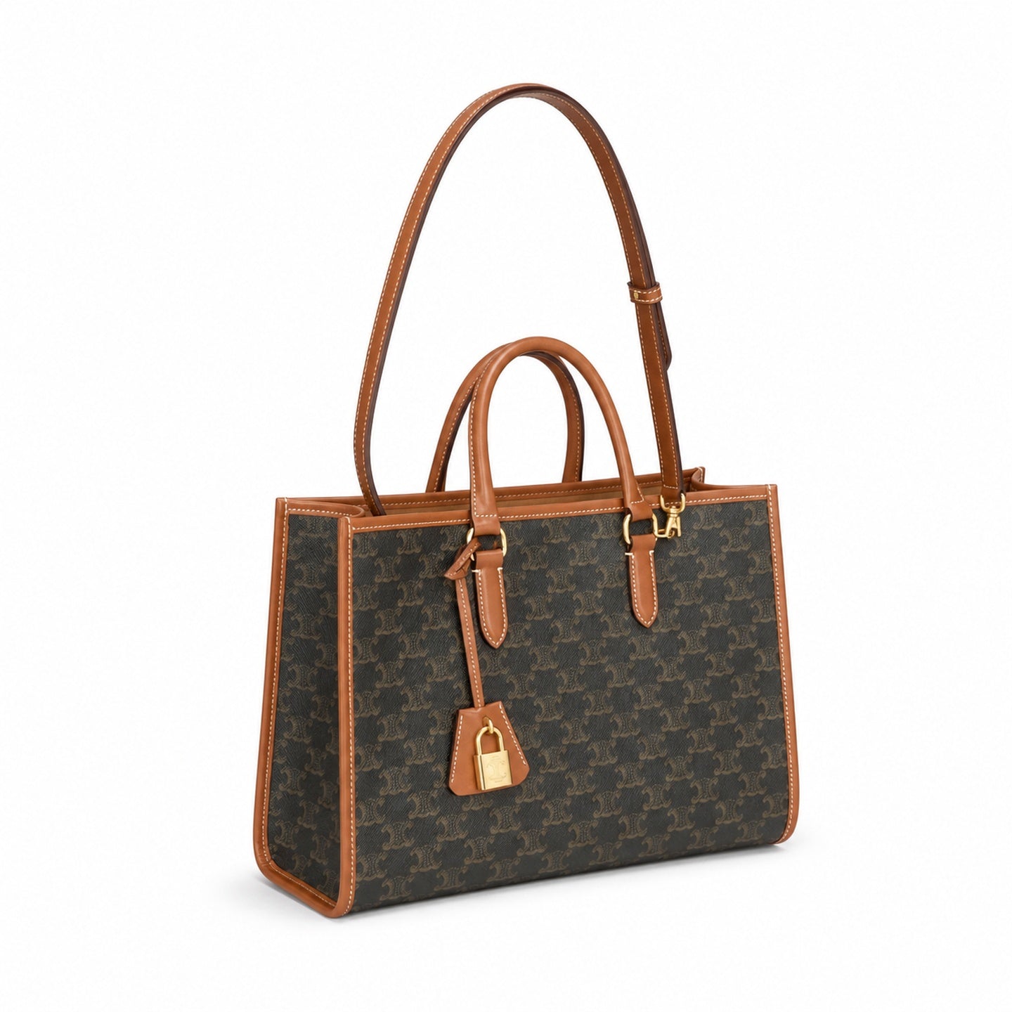 Celine Cabas Small Leather Handbag