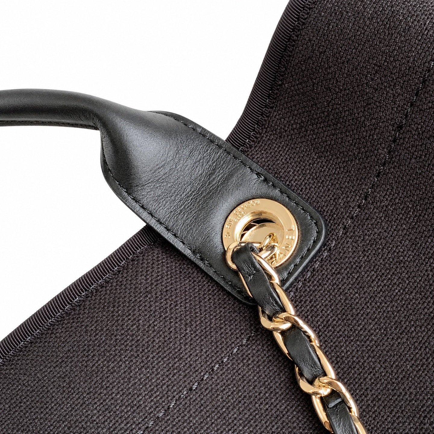 Chanel Large Black White Bag