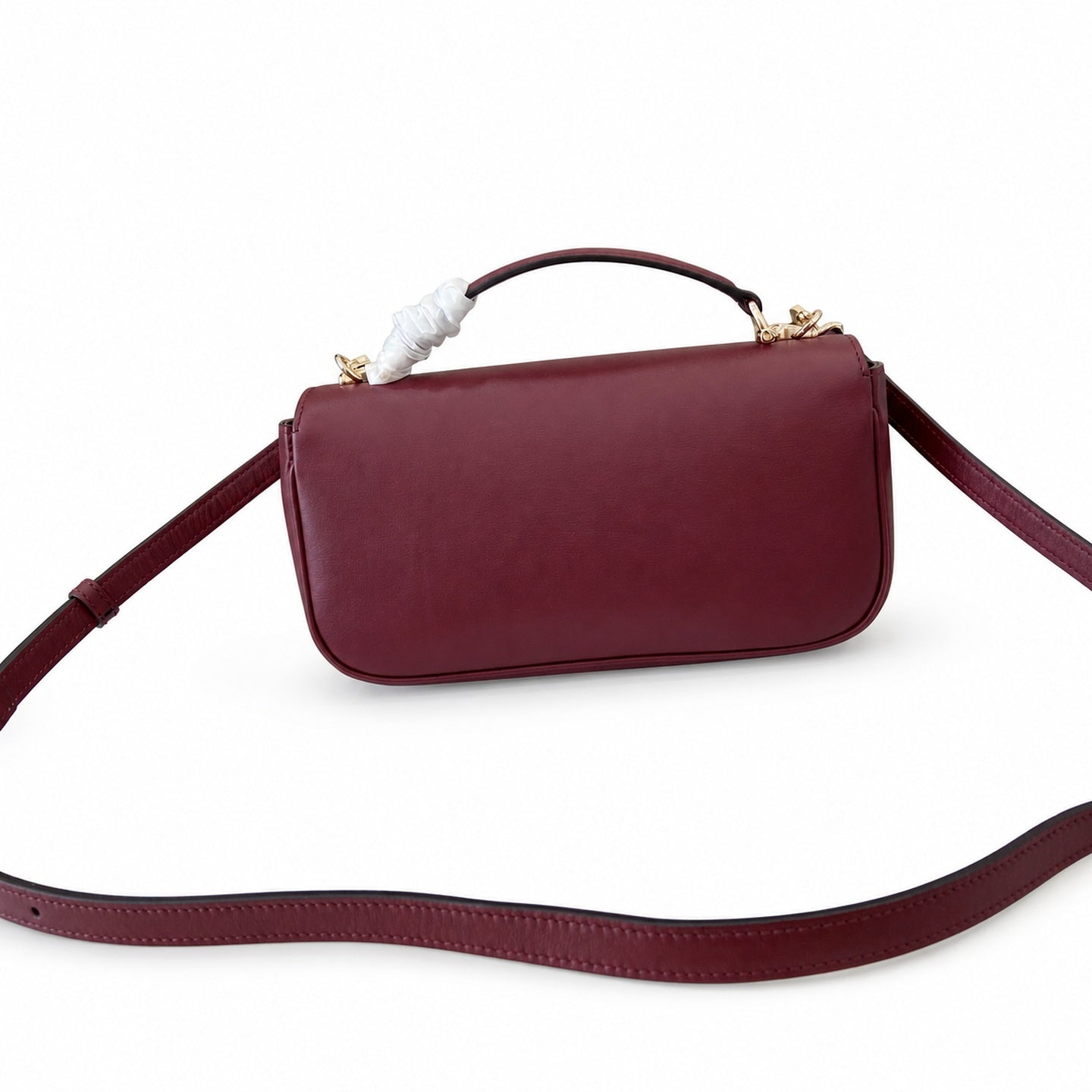 Gucci Horsebit 1955 Small Cotton Canvas Leather Beige Brown Gold Burgundy Handbag