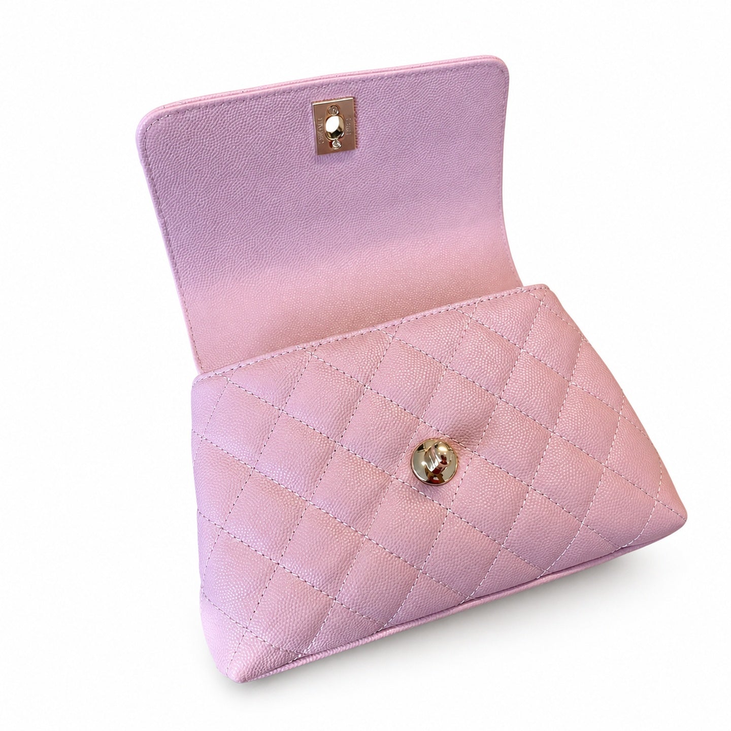 Chanel Coco Handle Small Leather Gold Bag