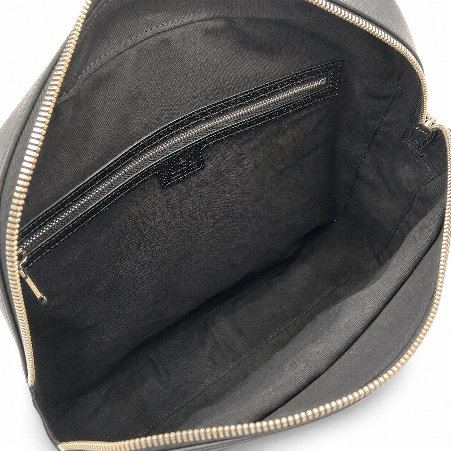 Gucci Supreme Mini Cotton Canvas Leather Black Green Briefcase