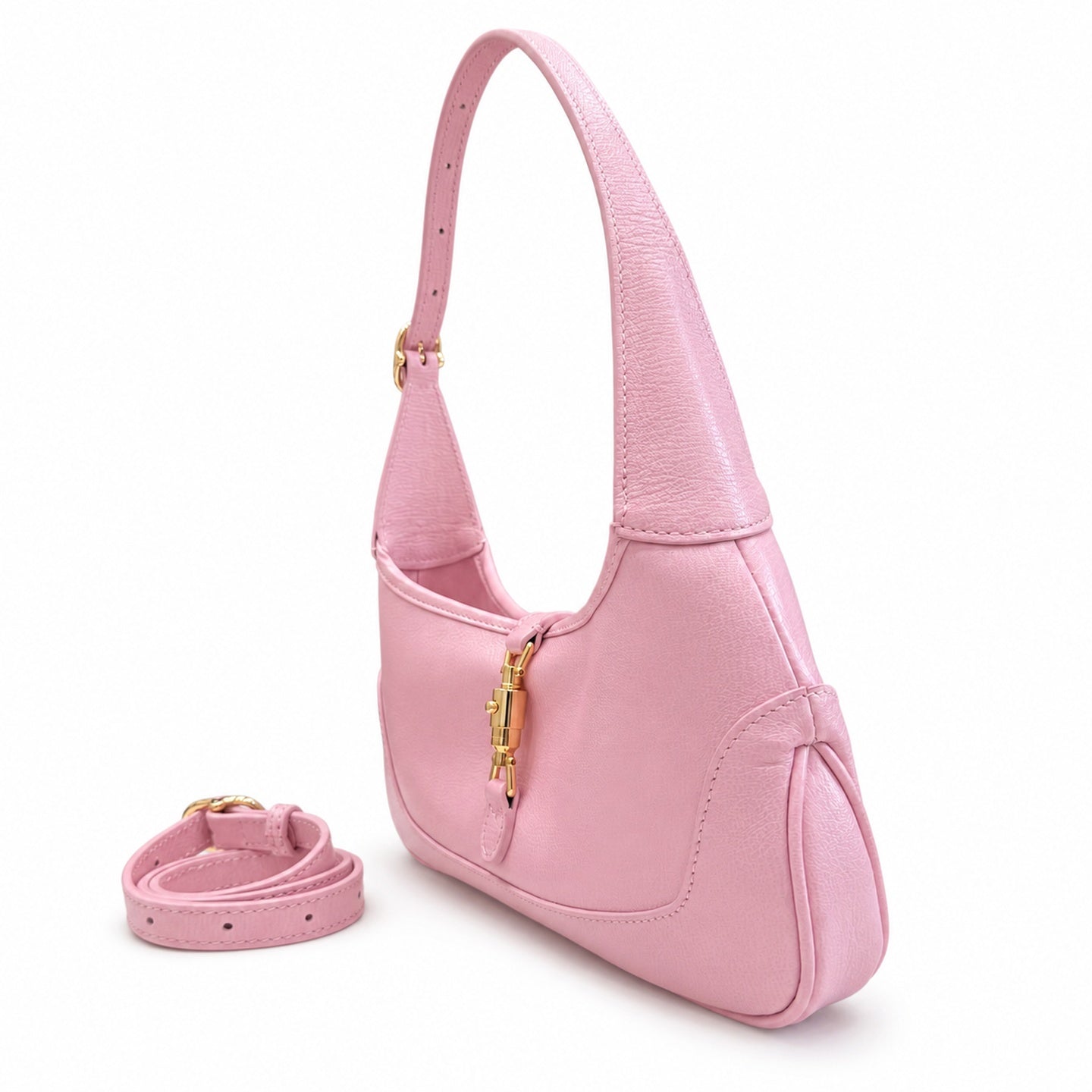 Gucci Leather White Pink Gold Bag