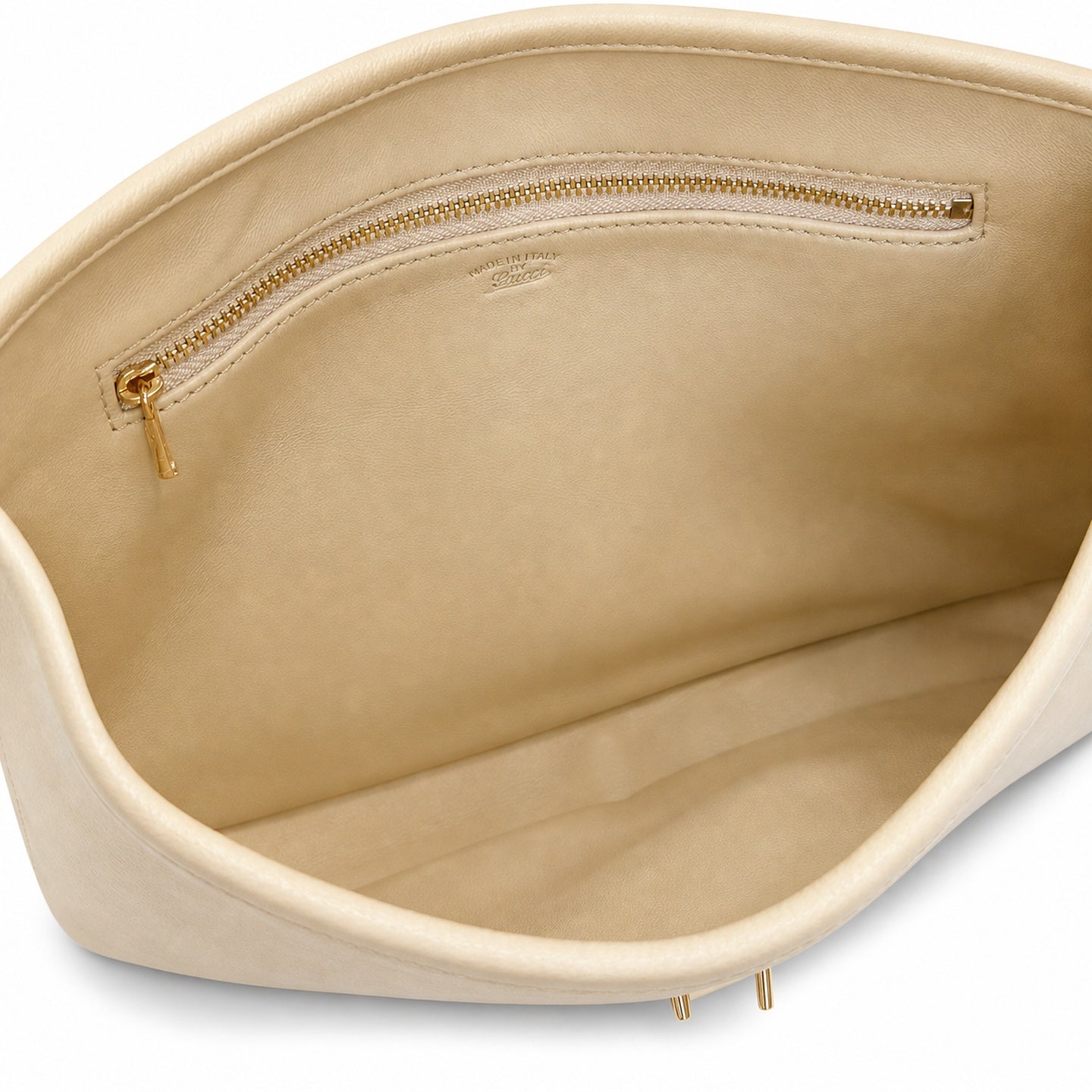 Gucci Leather Yellow Gold Handbag