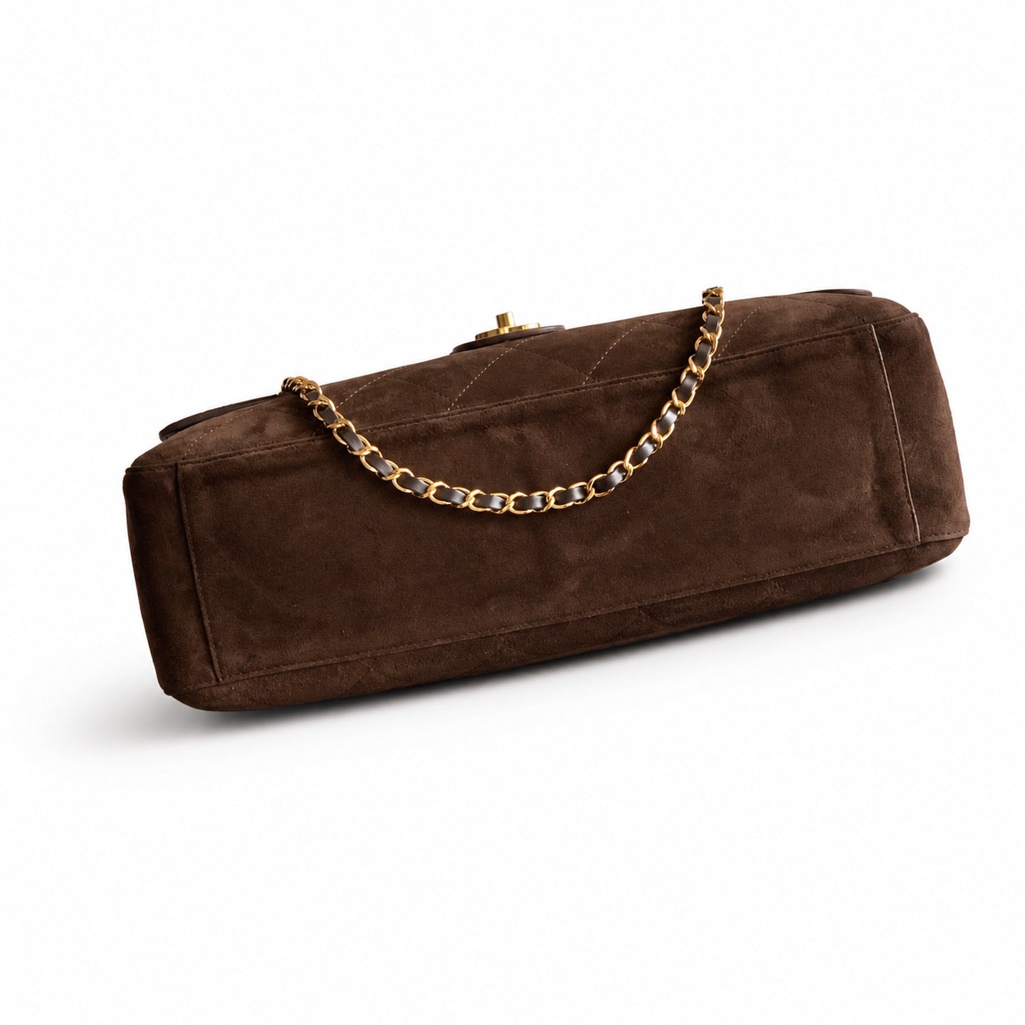 Chanel Large Leather Brown Handbag