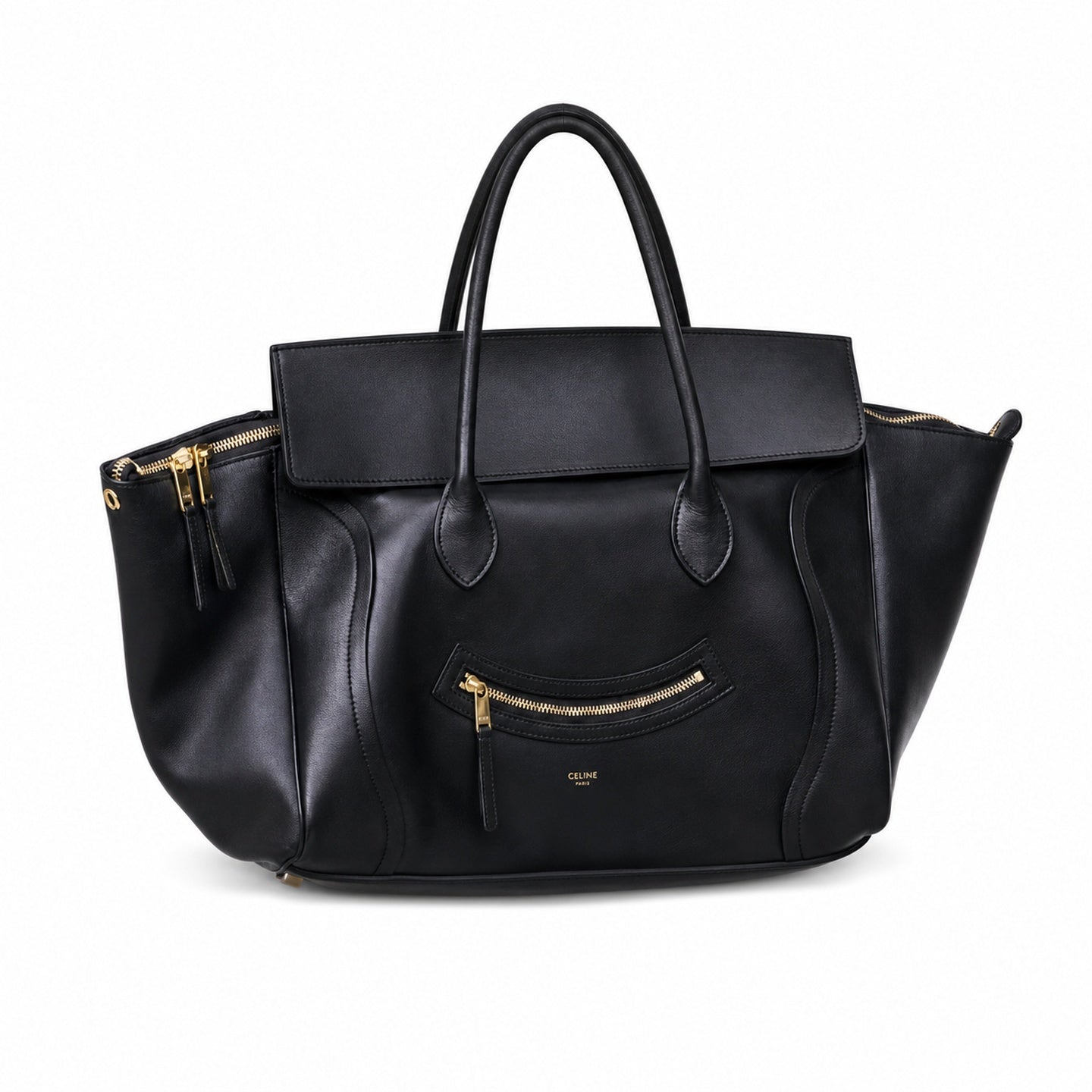 Celine Black Brown Bag