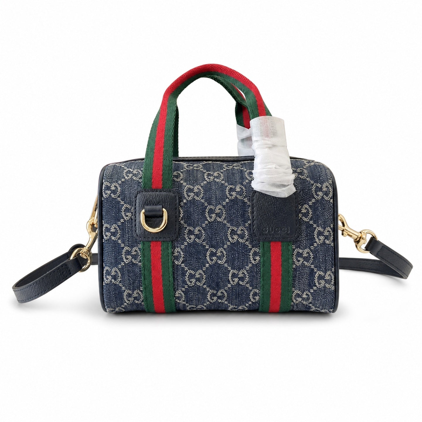 Gucci Mini Denim Blue Handbag