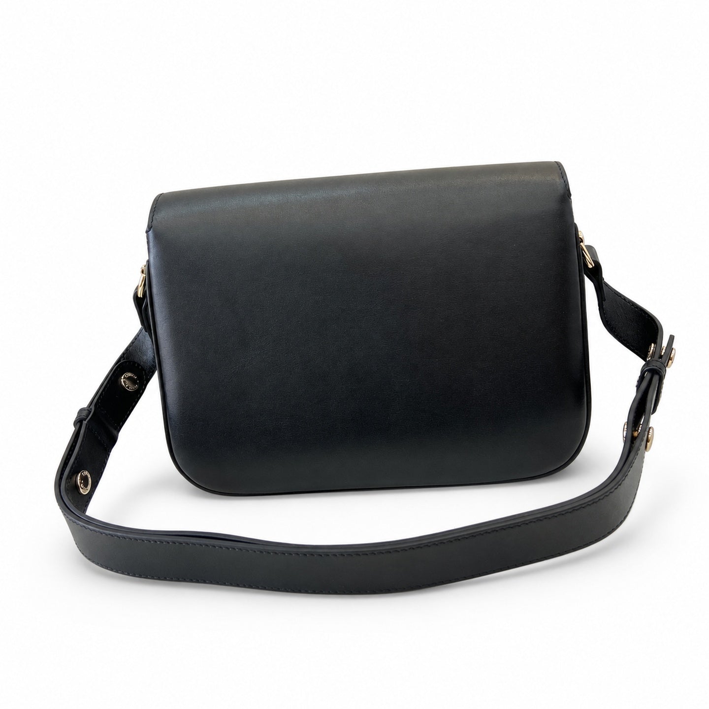 Gucci Horsebit 1955 Small Cotton Leather Black Brown Gold Shoulder Bag