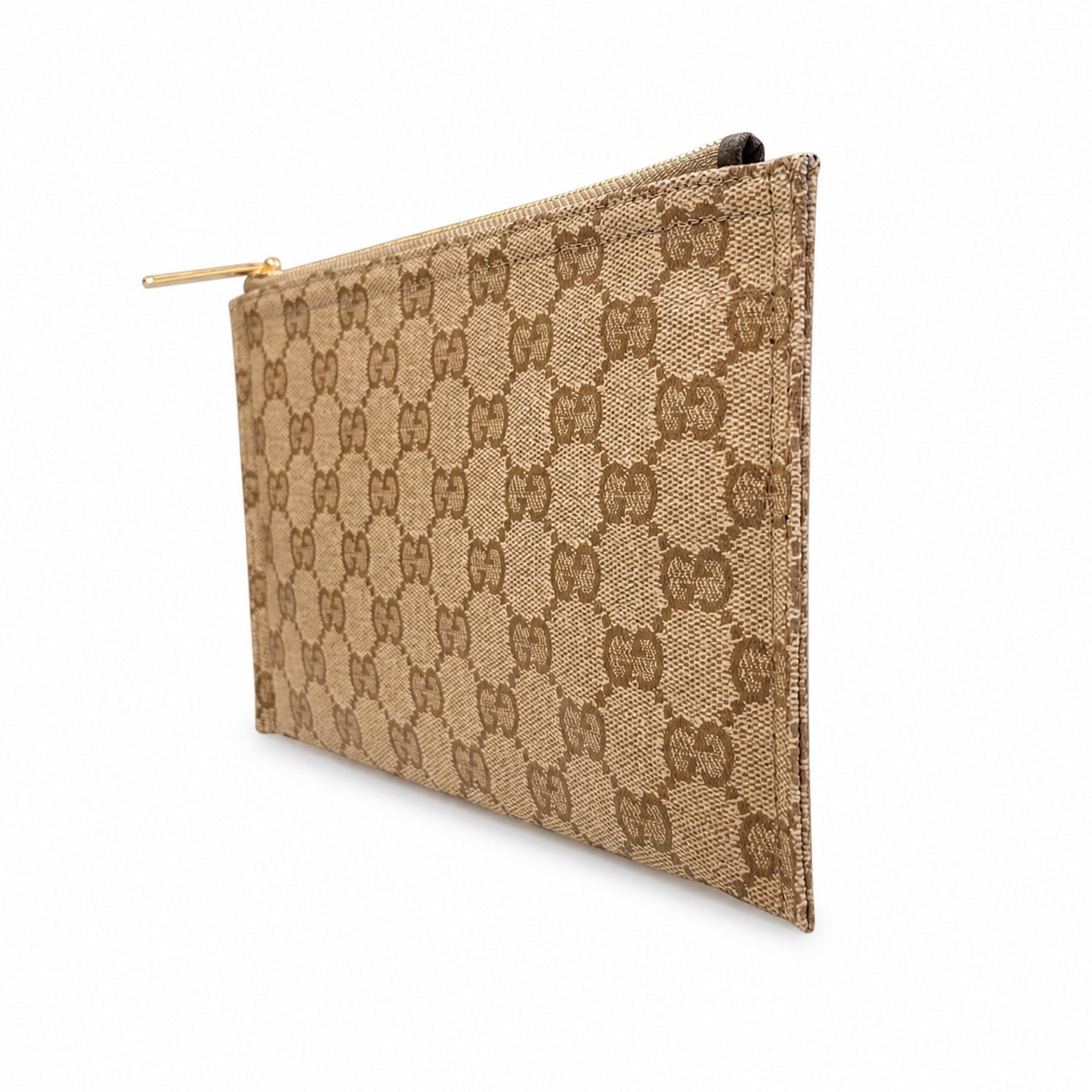 Gucci Canvas Black Brown Gold Bag