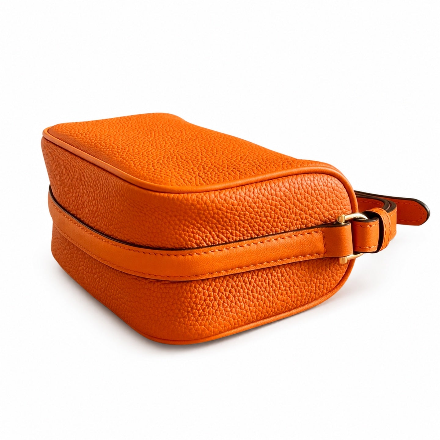 Gucci Horsebit Mini Cotton Leather Green Orange Gold Bag